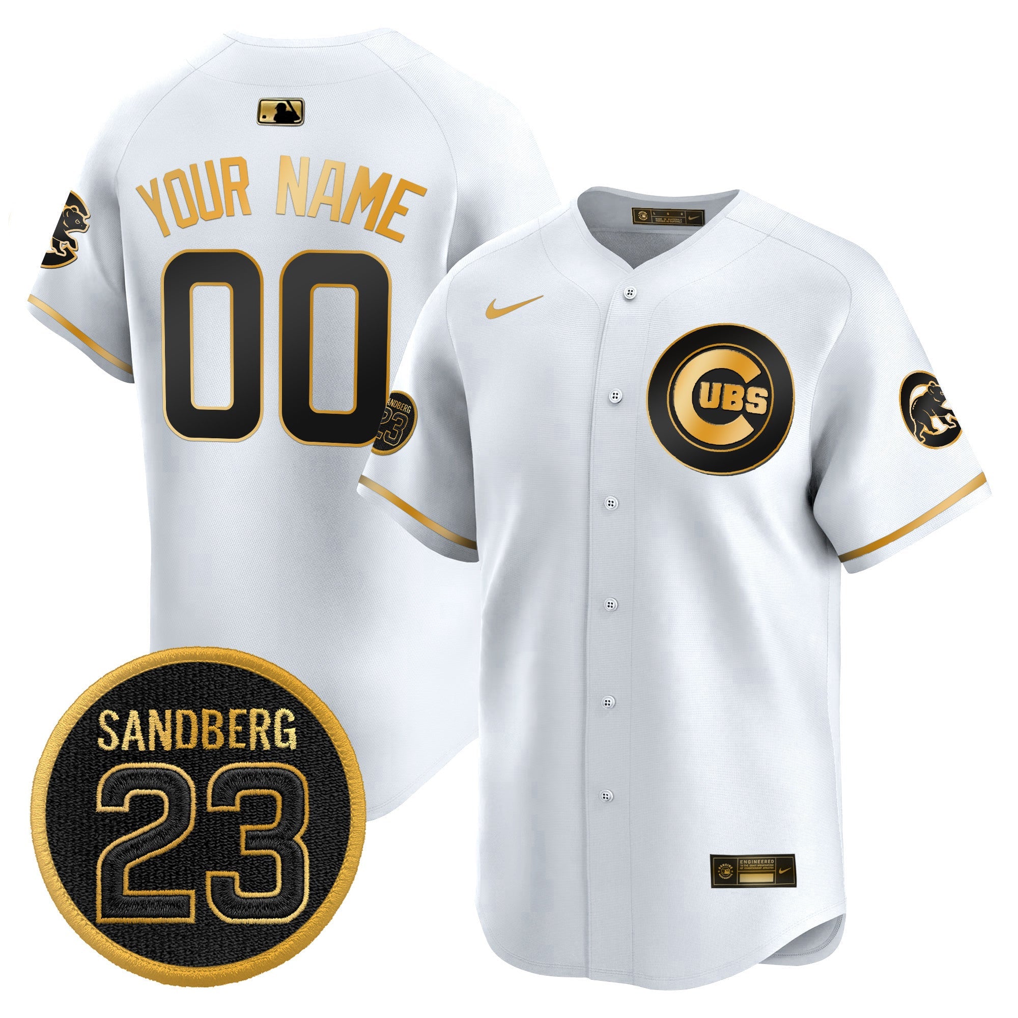 Chicago ‘Ryne Sandberg Tribute’ Vapor Premier Limited Custom Jersey V2