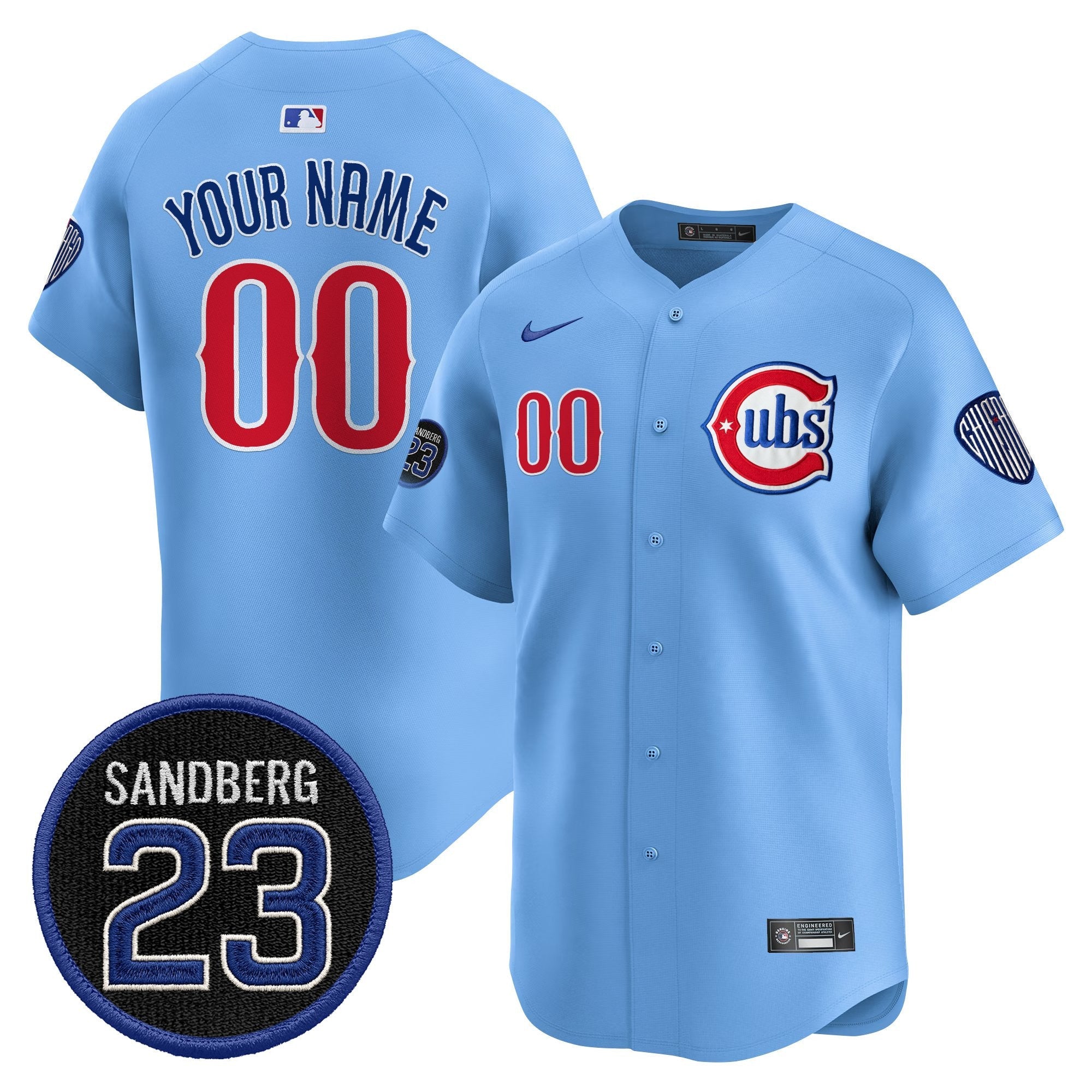 Chicago ‘Ryne Sandberg Tribute’ Vapor Premier Limited Custom Jersey V2