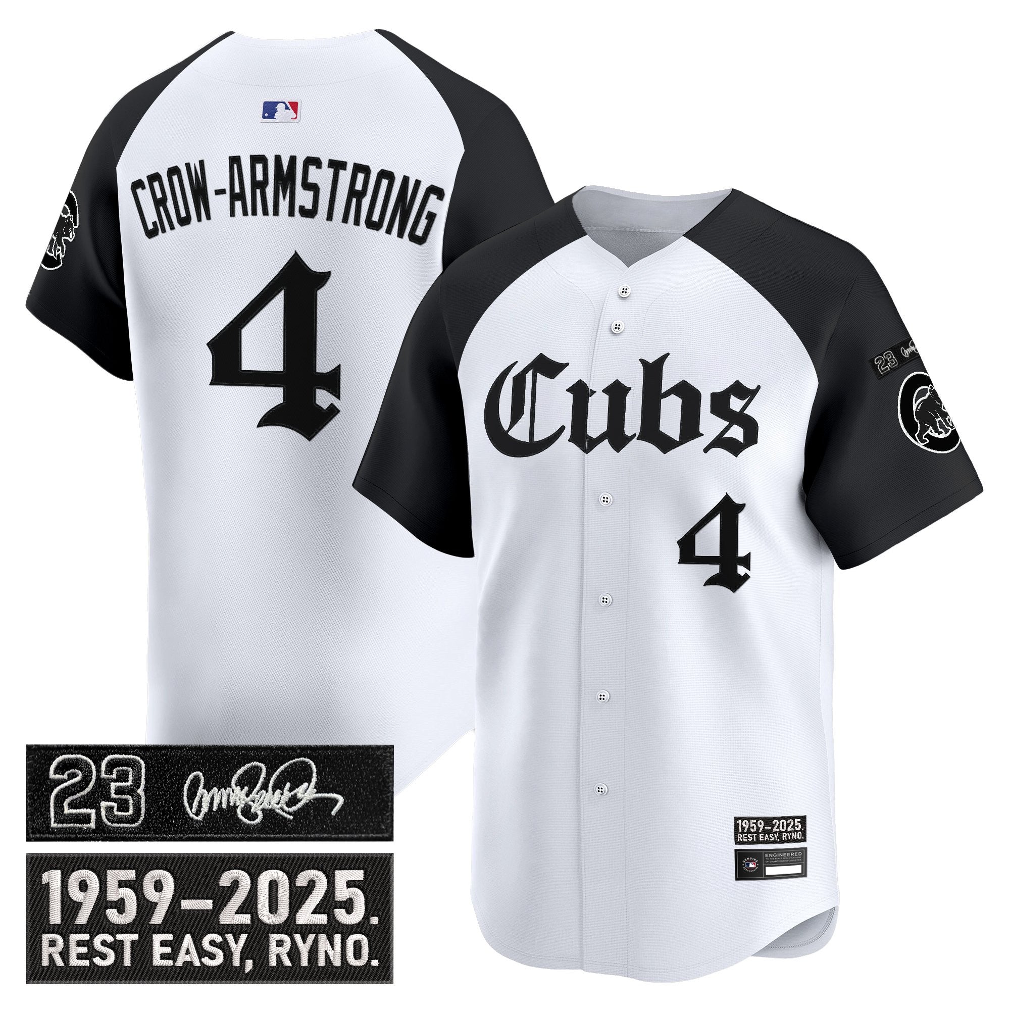 Men’s Chicago ‘Ryne Sandberg Tribute’ Vapor Premier Limited Jersey – Gothic Edition