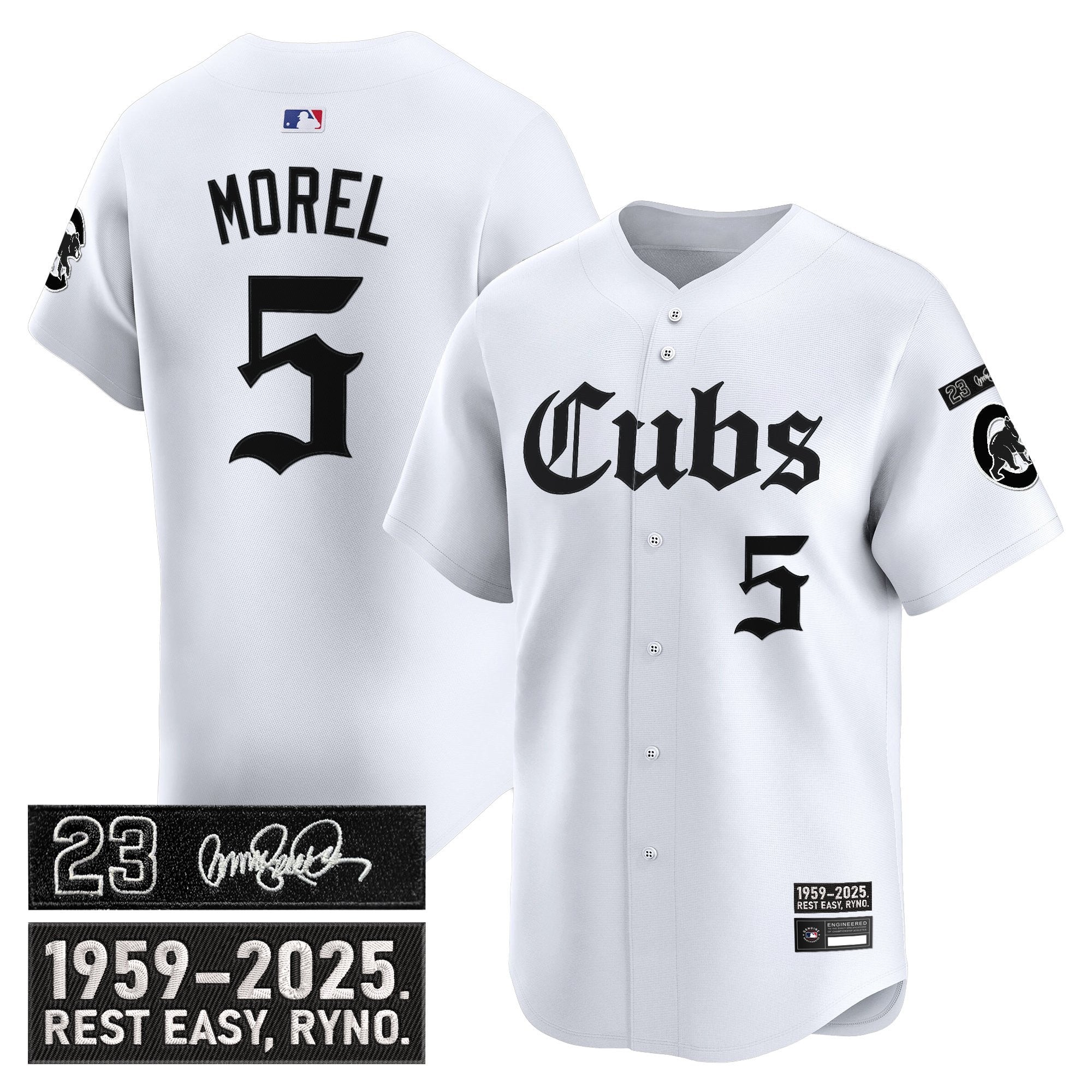 Men’s Chicago ‘Ryne Sandberg Tribute’ Vapor Premier Limited Jersey – Gothic Edition