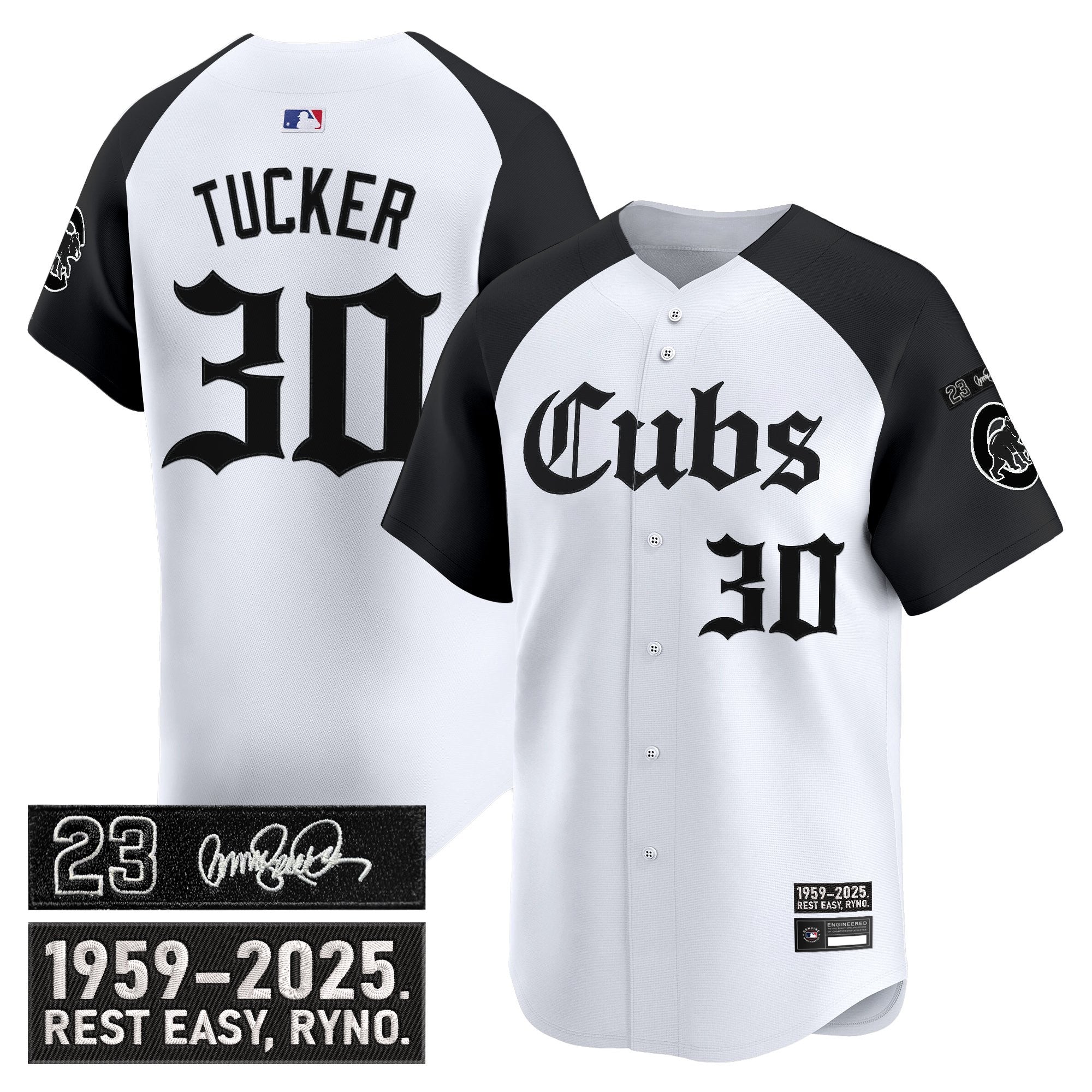 Men’s Chicago ‘Ryne Sandberg Tribute’ Vapor Premier Limited Jersey – Gothic Edition
