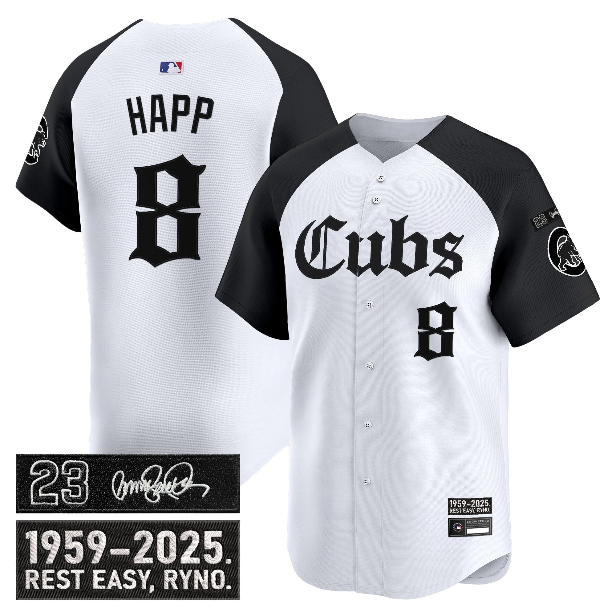 Men’s Chicago ‘Ryne Sandberg Tribute’ Vapor Premier Limited Jersey – Gothic Edition