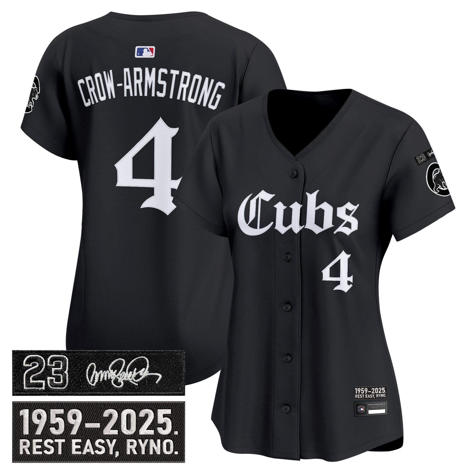 Women’s Chicago ‘Ryne Sandberg Tribute’ Vapor Premier Limited Jersey – Gothic Edition