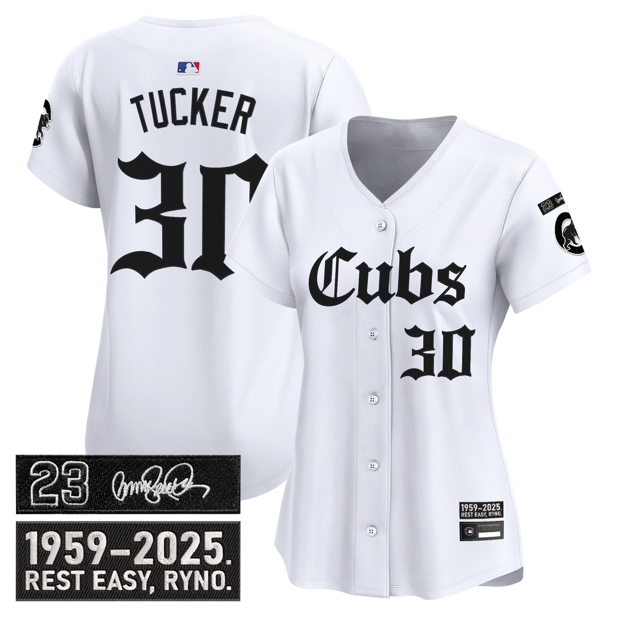 Women’s Chicago ‘Ryne Sandberg Tribute’ Vapor Premier Limited Jersey – Gothic Edition