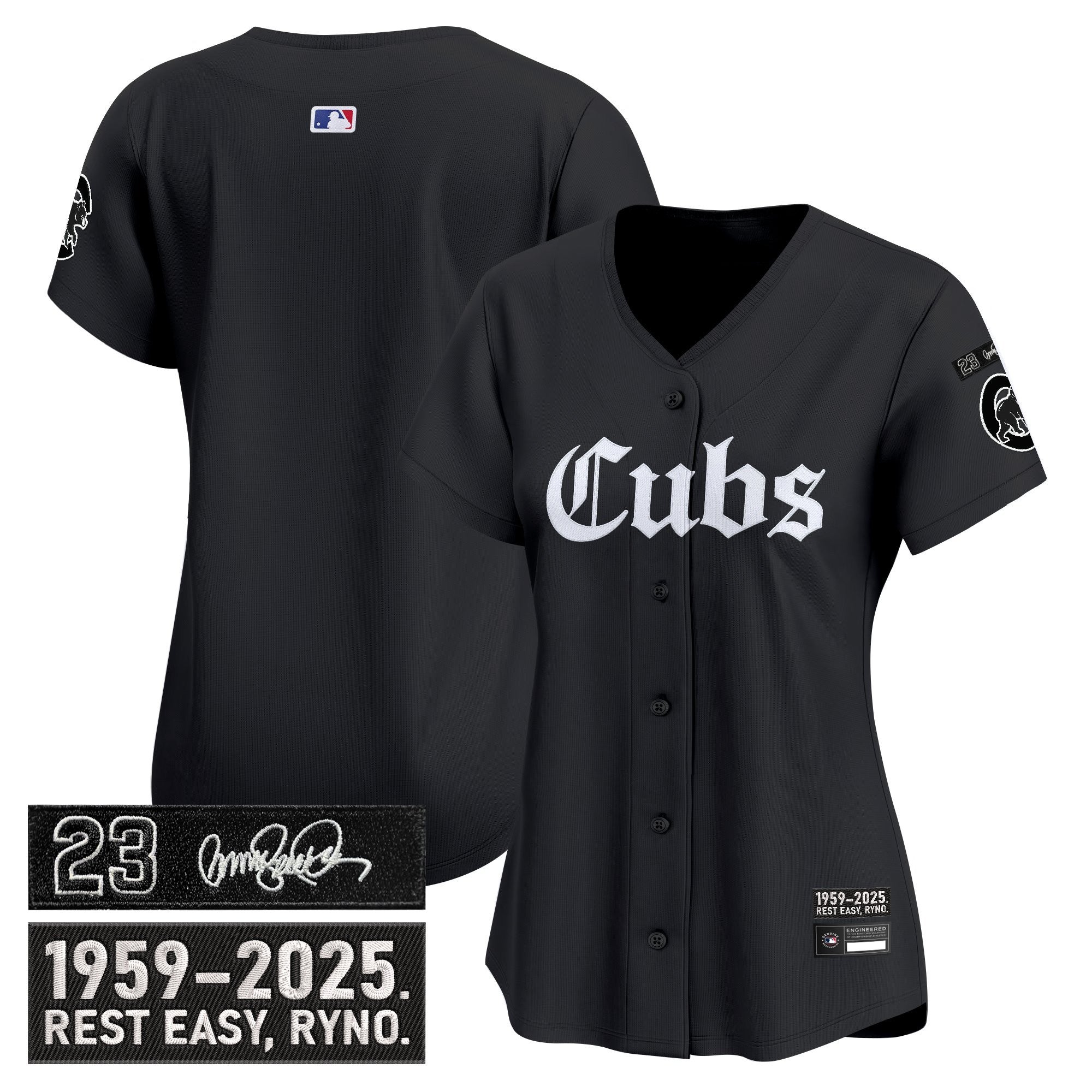 Women’s Chicago ‘Ryne Sandberg Tribute’ Vapor Premier Limited Jersey – Gothic Edition