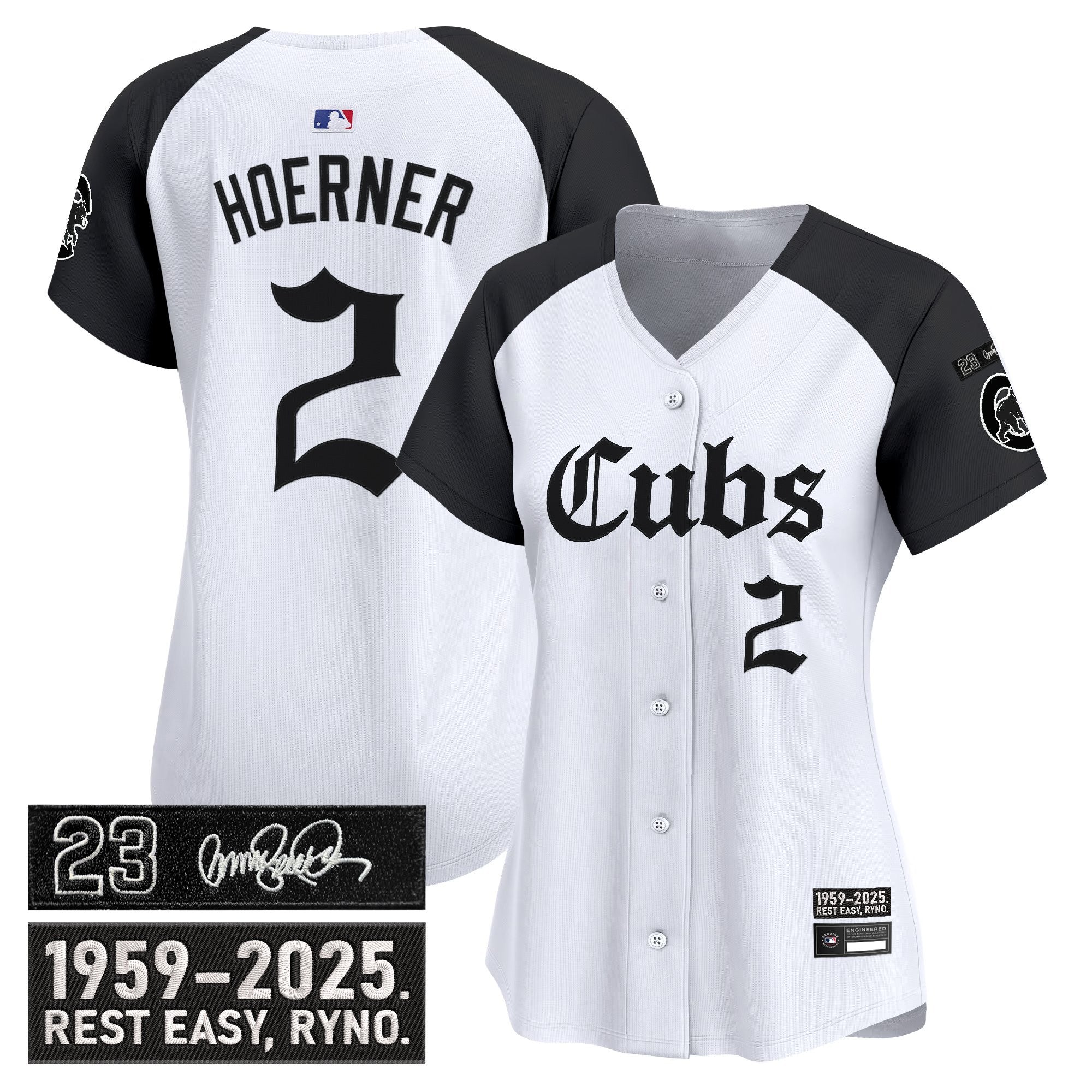 Women’s Chicago ‘Ryne Sandberg Tribute’ Vapor Premier Limited Jersey – Gothic Edition