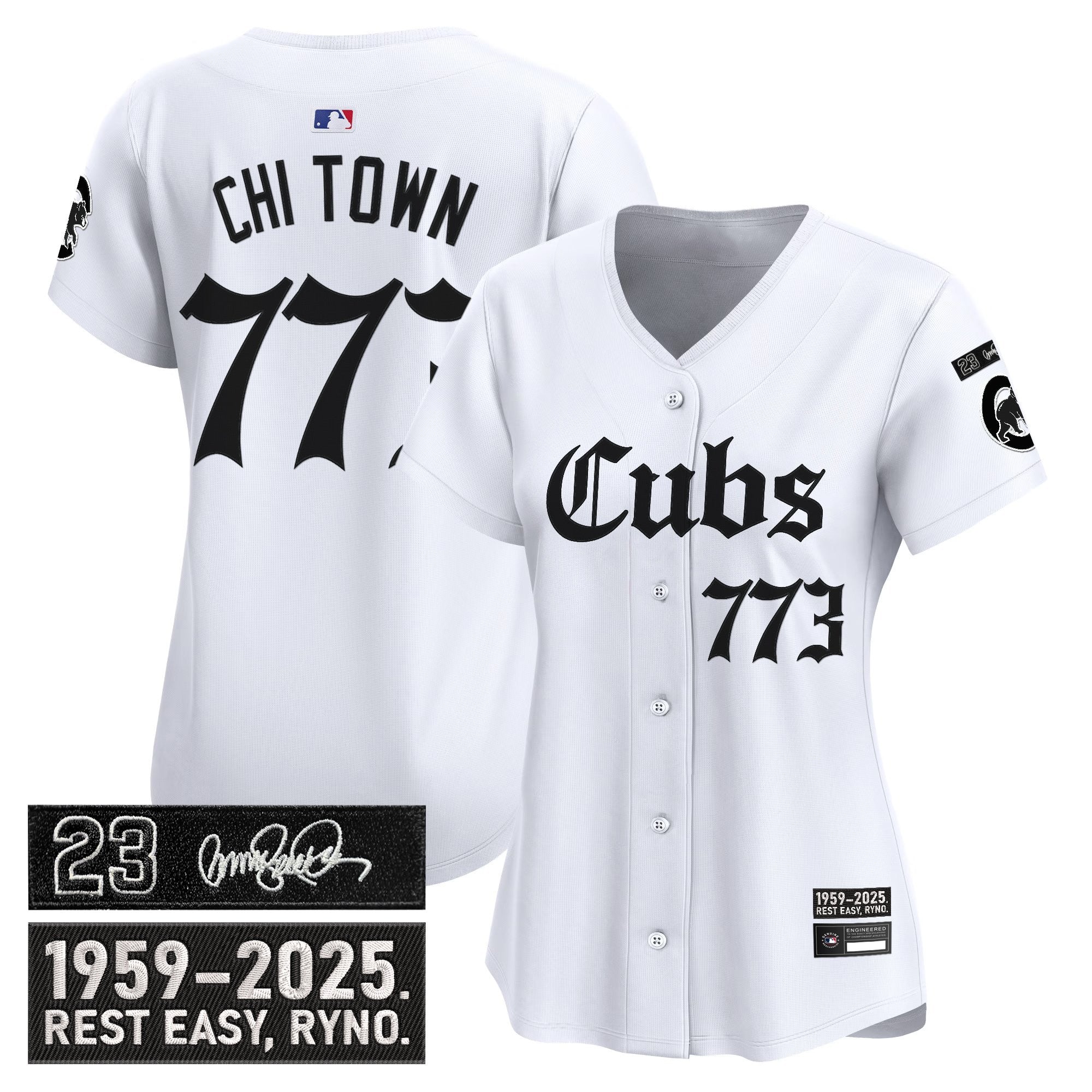 Women’s Chicago ‘Ryne Sandberg Tribute’ Vapor Premier Limited Jersey – Gothic Edition