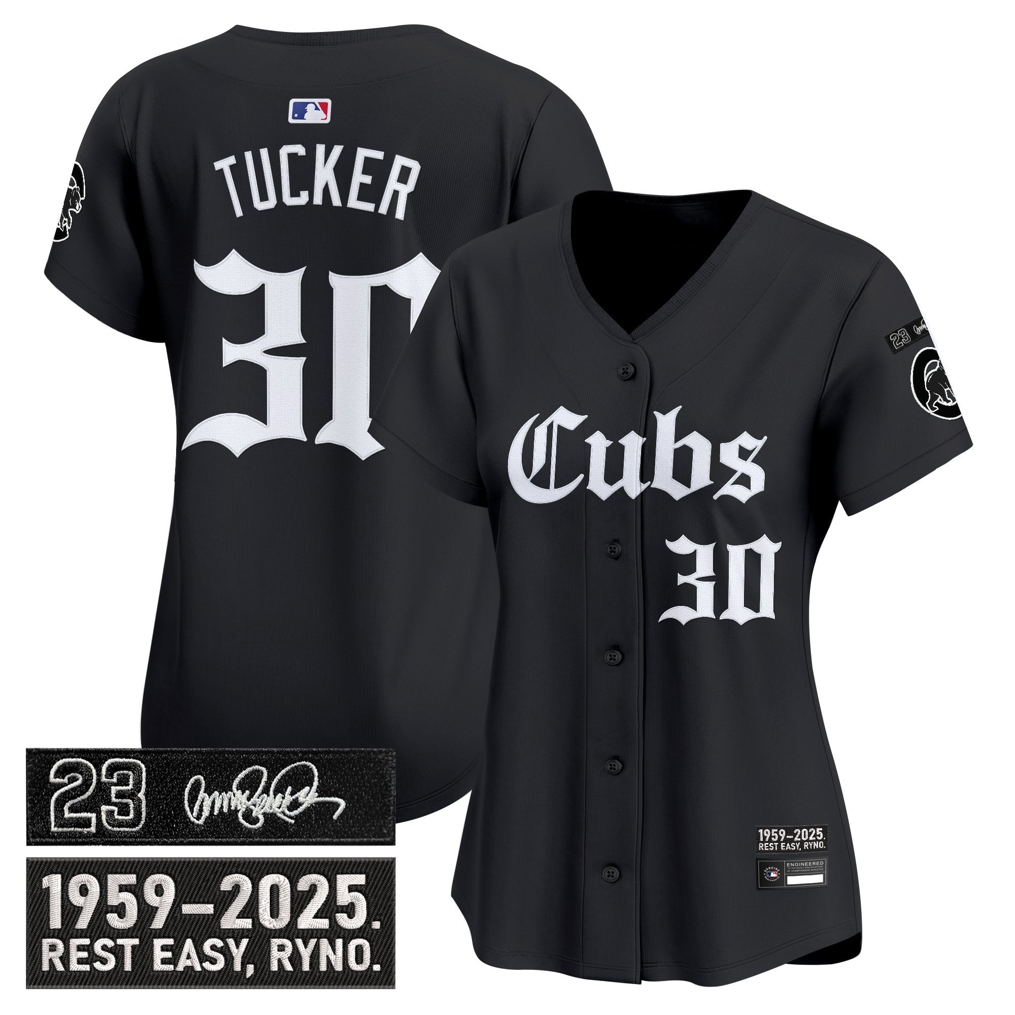 Women’s Chicago ‘Ryne Sandberg Tribute’ Vapor Premier Limited Jersey – Gothic Edition