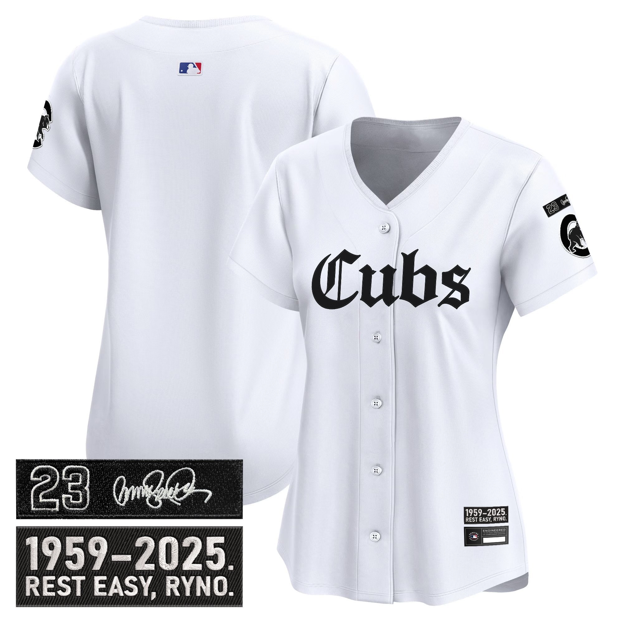 Women’s Chicago ‘Ryne Sandberg Tribute’ Vapor Premier Limited Jersey – Gothic Edition