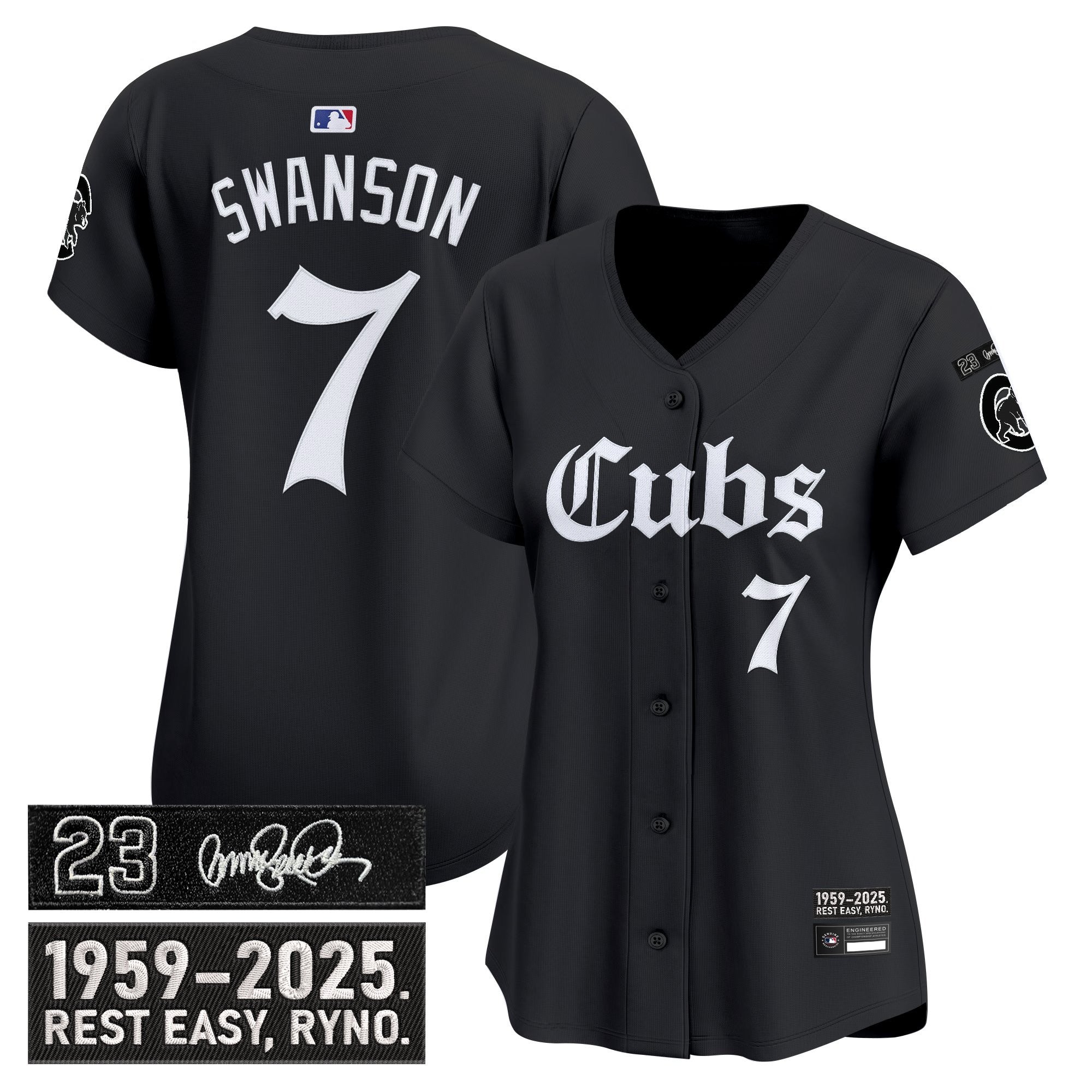 Women’s Chicago ‘Ryne Sandberg Tribute’ Vapor Premier Limited Jersey – Gothic Edition