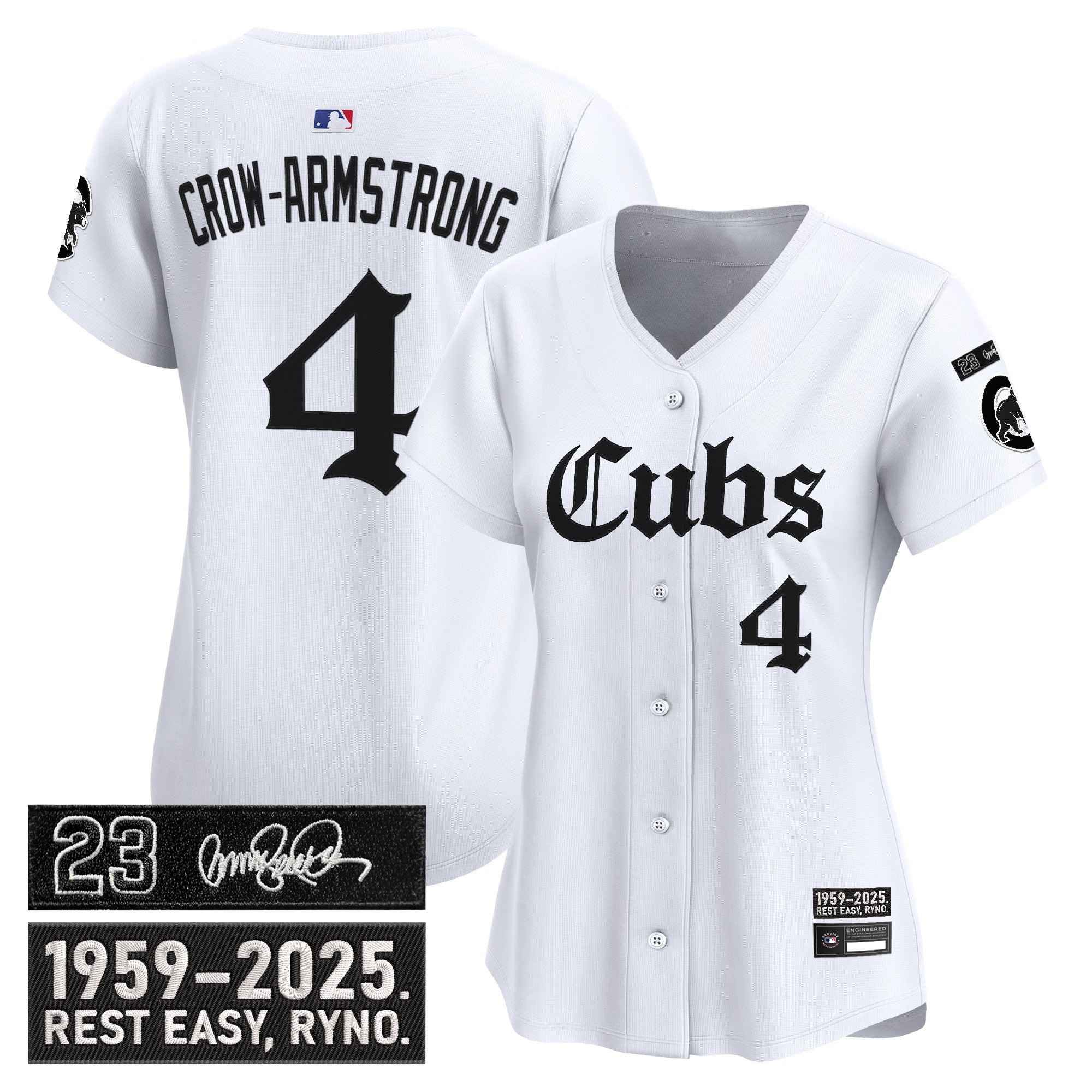 Women’s Chicago ‘Ryne Sandberg Tribute’ Vapor Premier Limited Jersey – Gothic Edition