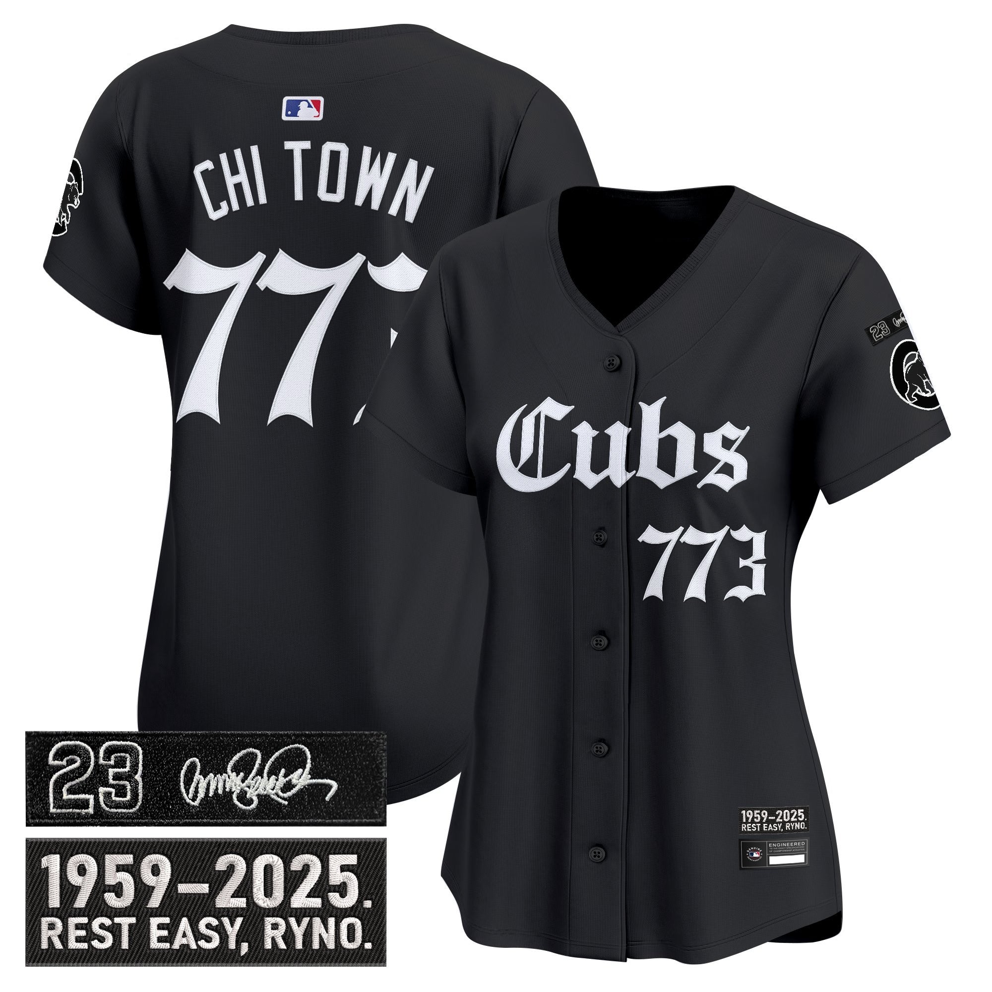 Women’s Chicago ‘Ryne Sandberg Tribute’ Vapor Premier Limited Jersey – Gothic Edition