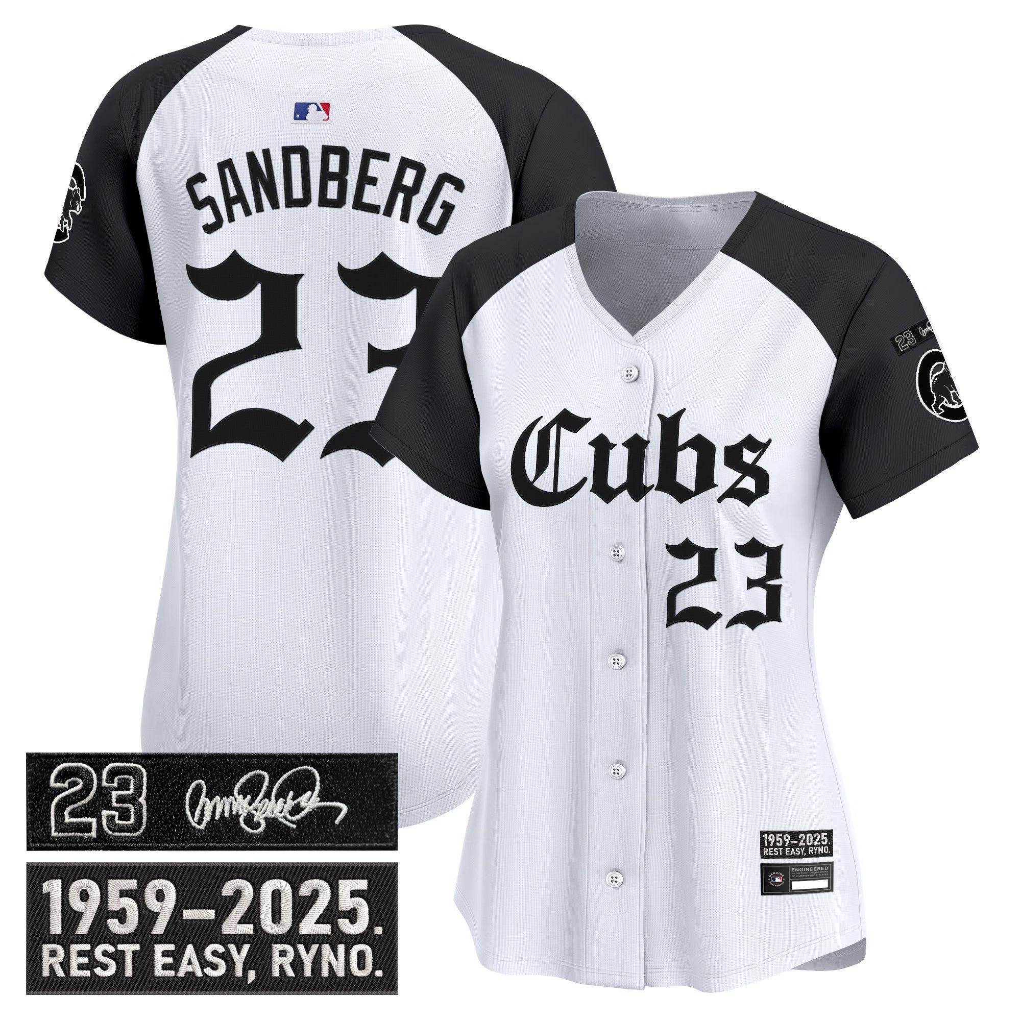 Women’s Chicago ‘Ryne Sandberg Tribute’ Vapor Premier Limited Jersey – Gothic Edition