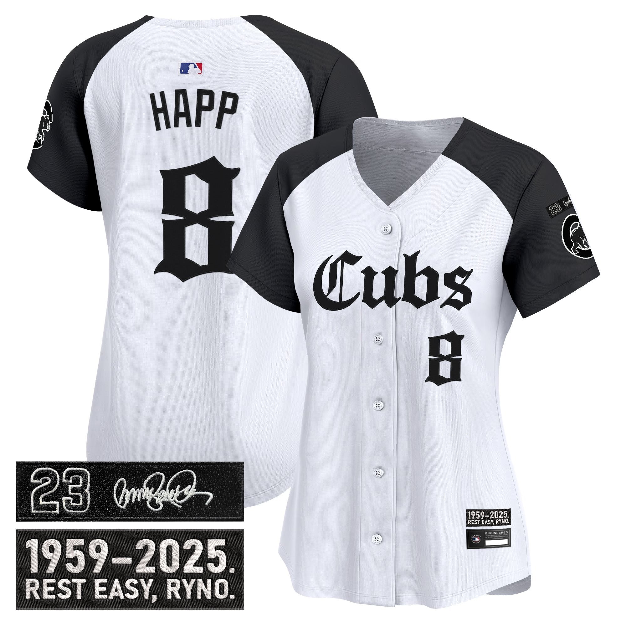 Women’s Chicago ‘Ryne Sandberg Tribute’ Vapor Premier Limited Jersey – Gothic Edition