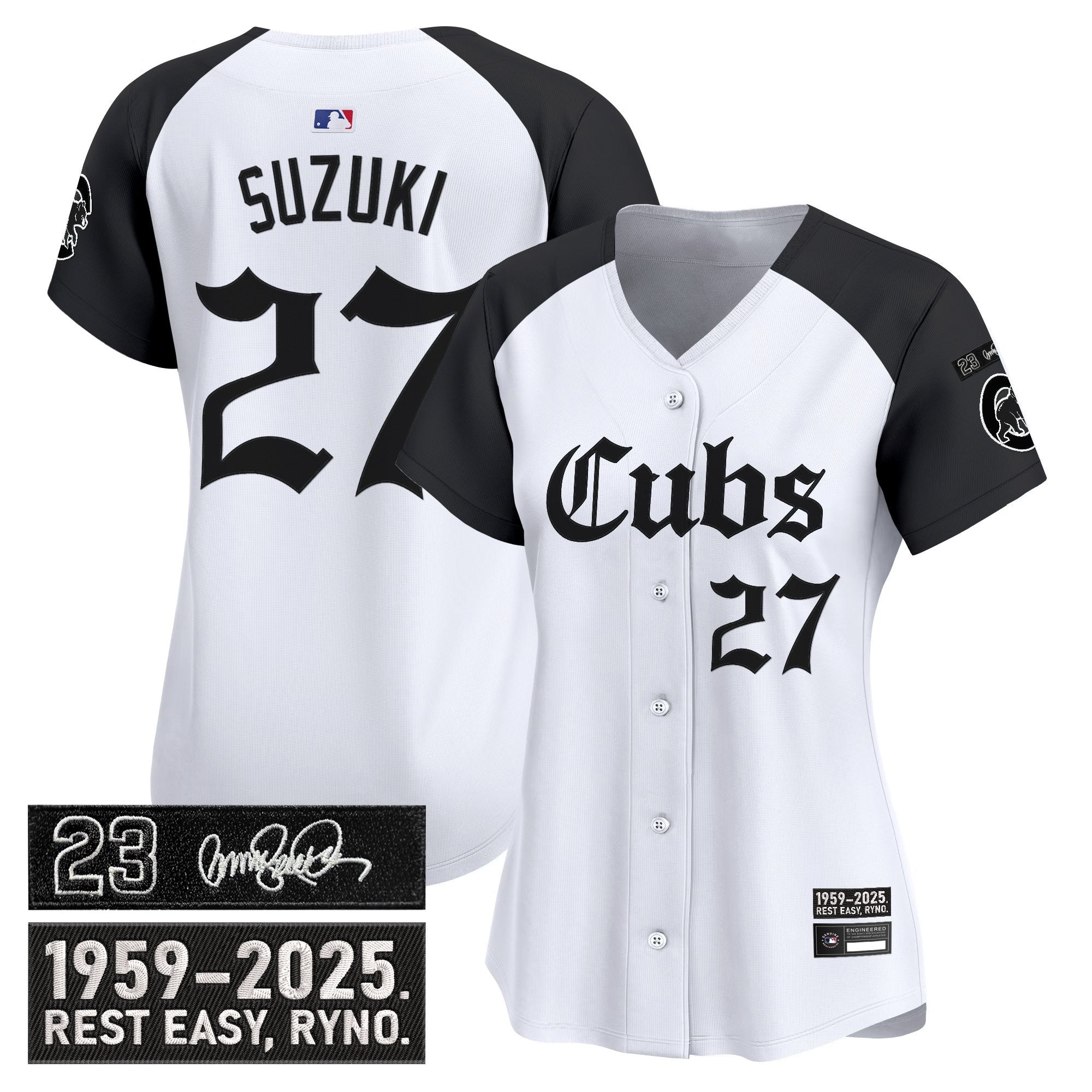 Women’s Chicago ‘Ryne Sandberg Tribute’ Vapor Premier Limited Jersey – Gothic Edition