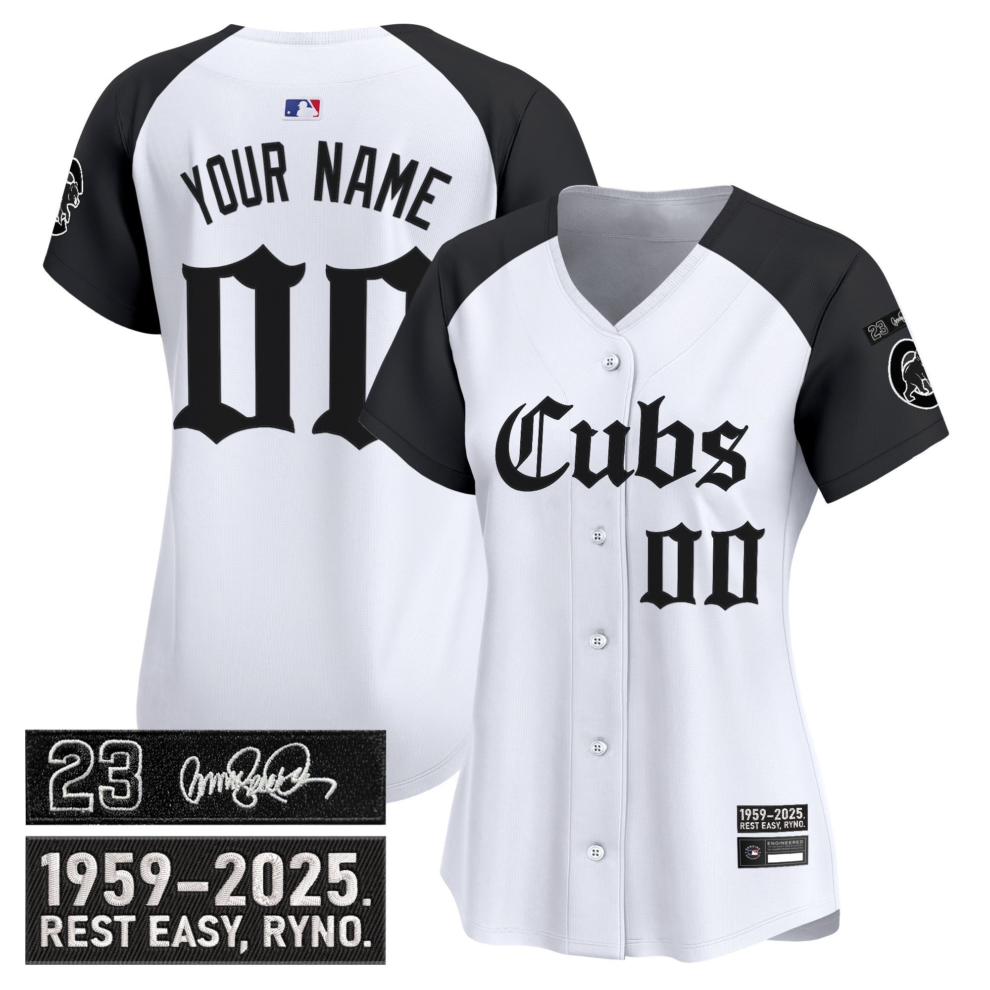 Chicago ‘Ryne Sandberg Tribute’ Vapor Premier Limited Custom Jersey – Gothic Edition