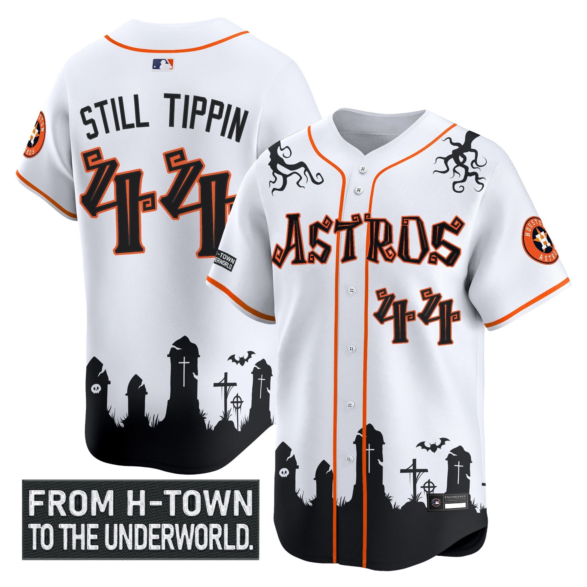 Men’s Houston ‘Halloween Shadows Edition’ Vapor Premier Limited Jersey – Stitched