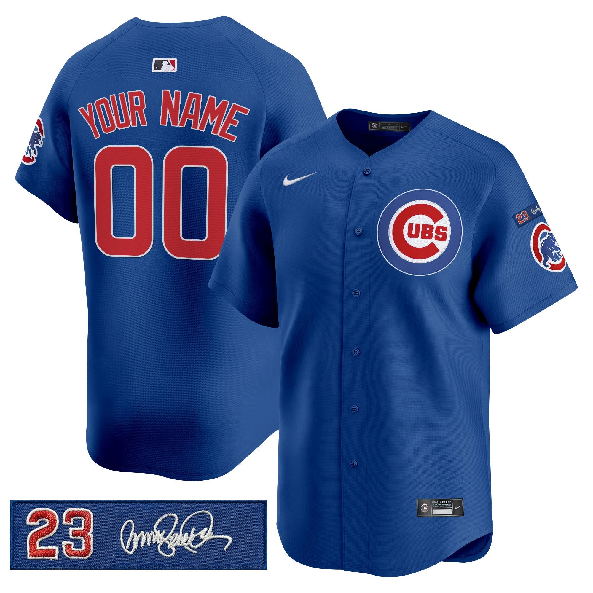Chicago ‘Ryne Sandberg Tribute’ Vapor Premier Limited Custom Jersey V3