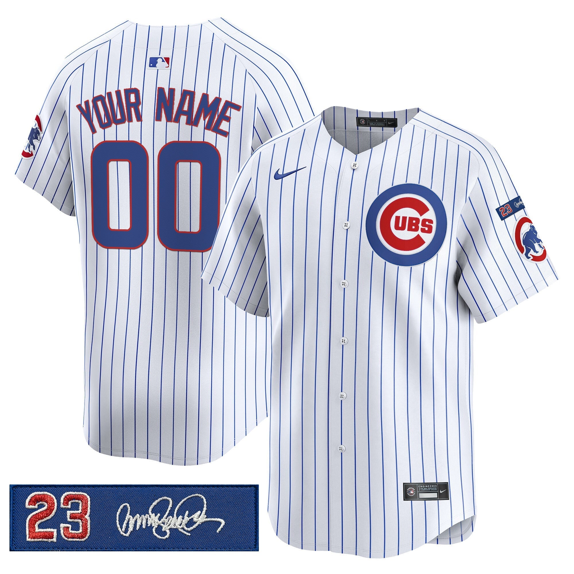 Chicago ‘Ryne Sandberg Tribute’ Vapor Premier Limited Custom Jersey V3
