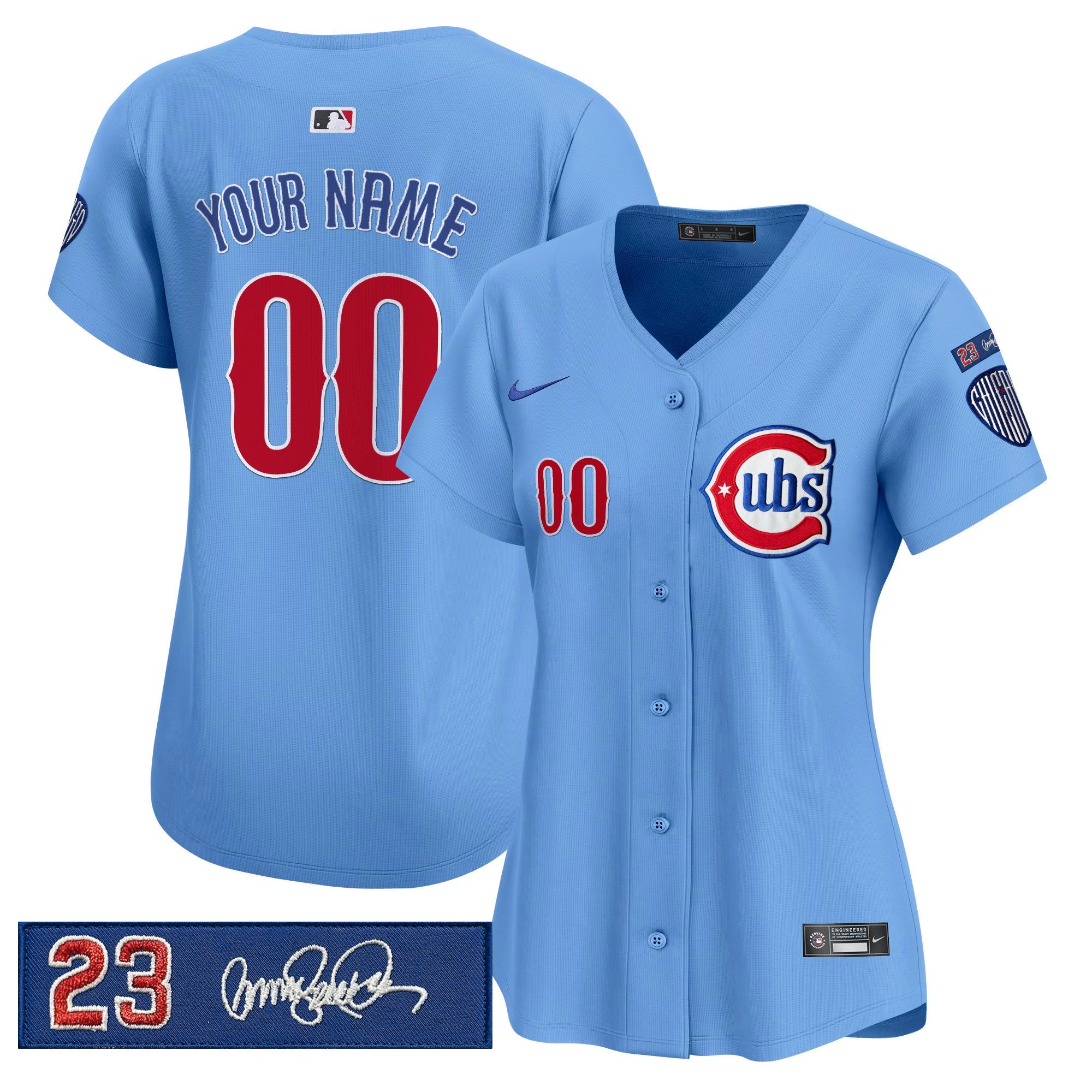 Chicago ‘Ryne Sandberg Tribute’ Vapor Premier Limited Custom Jersey V3