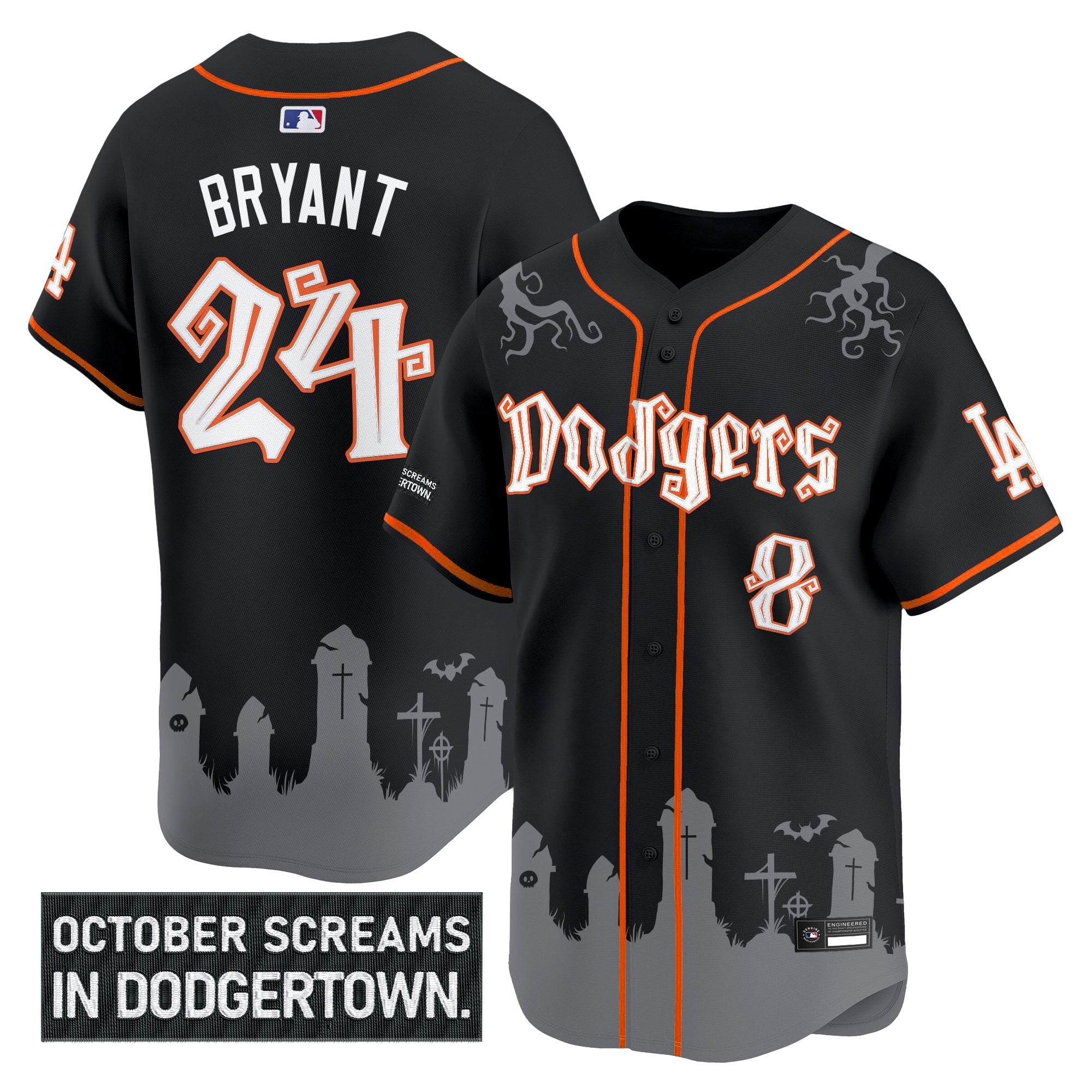 Men’s Los Angeles ‘Halloween Edition’ Premier Limited Jersey – Stitched