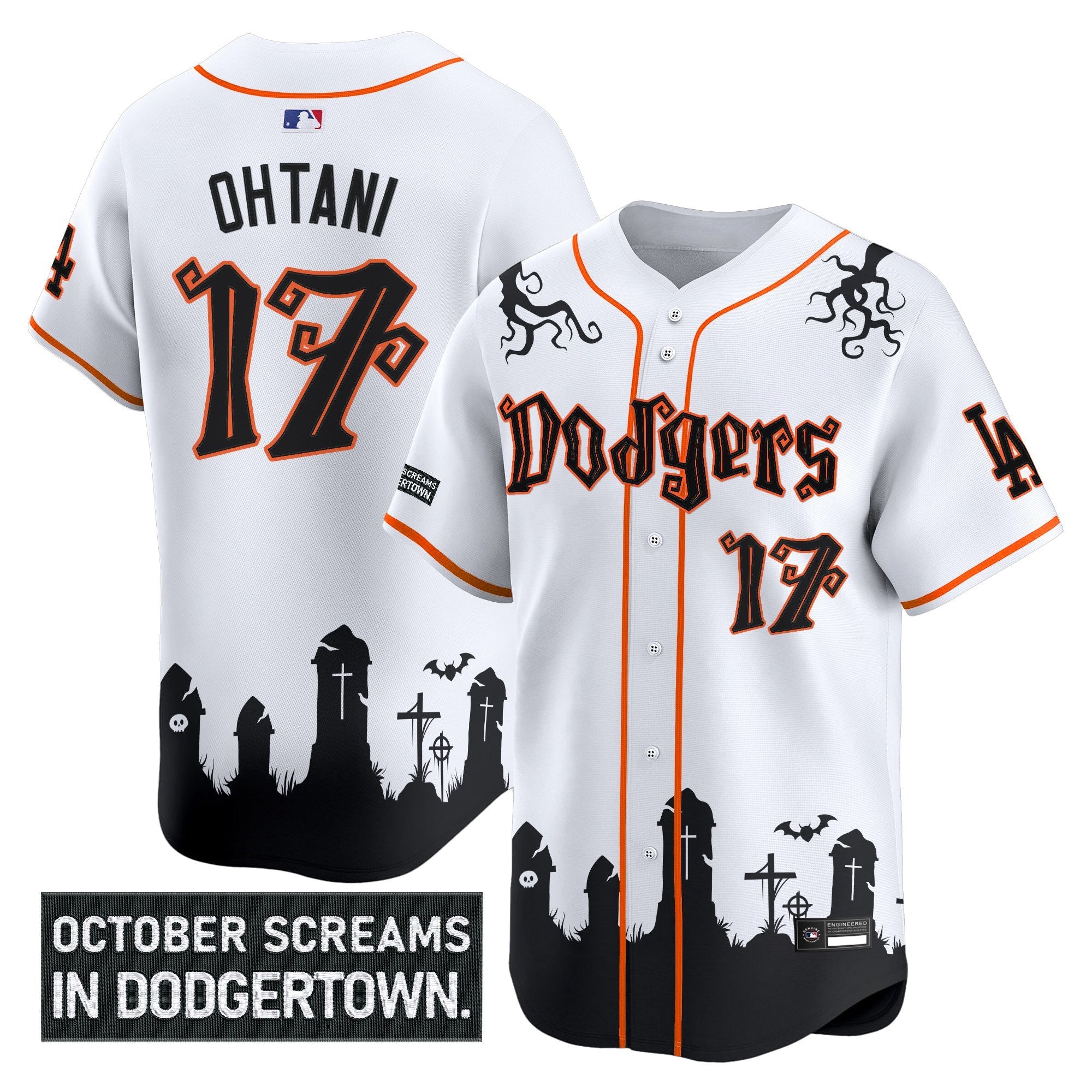Men’s Los Angeles ‘Halloween Edition’ Premier Limited Jersey – Stitched