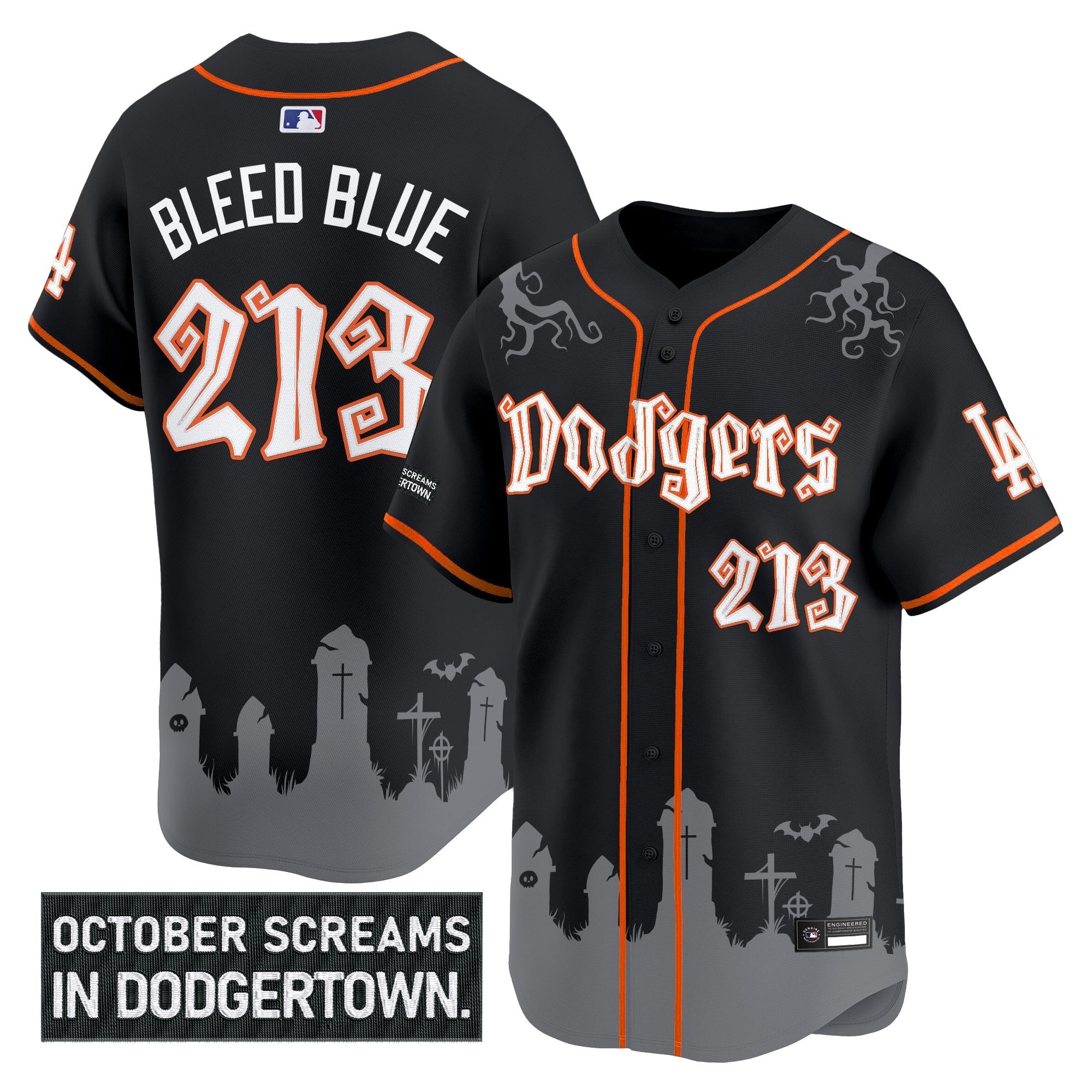 Men’s Los Angeles ‘Halloween Edition’ Premier Limited Jersey – Stitched