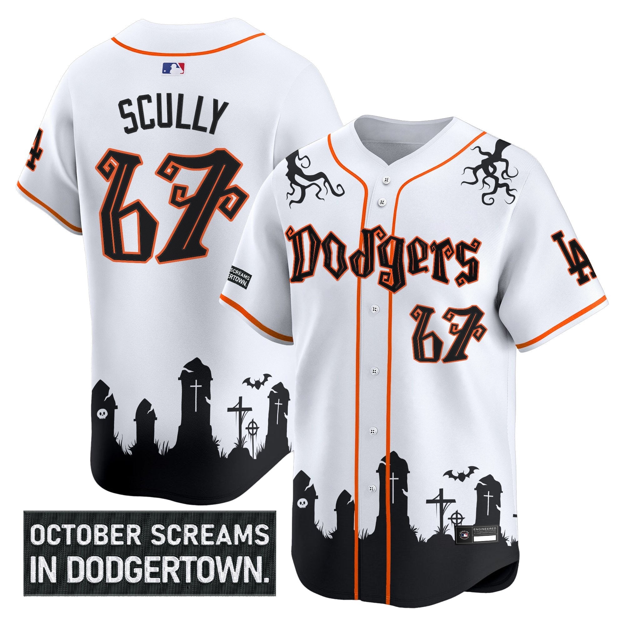 Men’s Los Angeles ‘Halloween Edition’ Premier Limited Jersey – Stitched