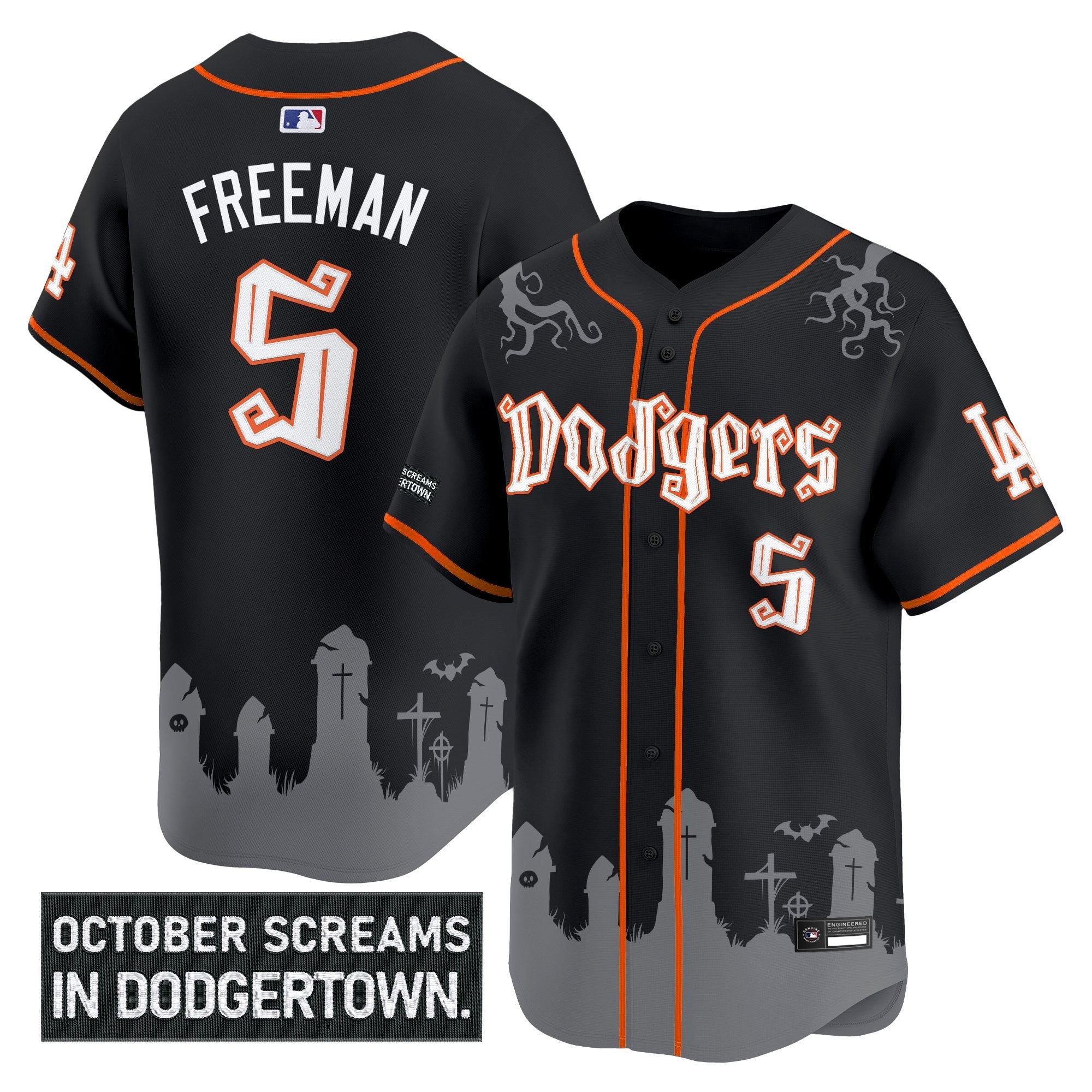 Men’s Los Angeles ‘Halloween Edition’ Premier Limited Jersey – Stitched