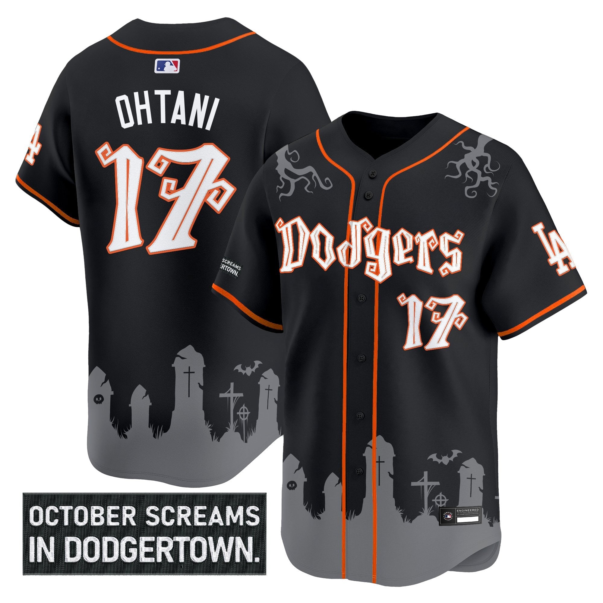 Men’s Los Angeles ‘Halloween Edition’ Premier Limited Jersey – Stitched