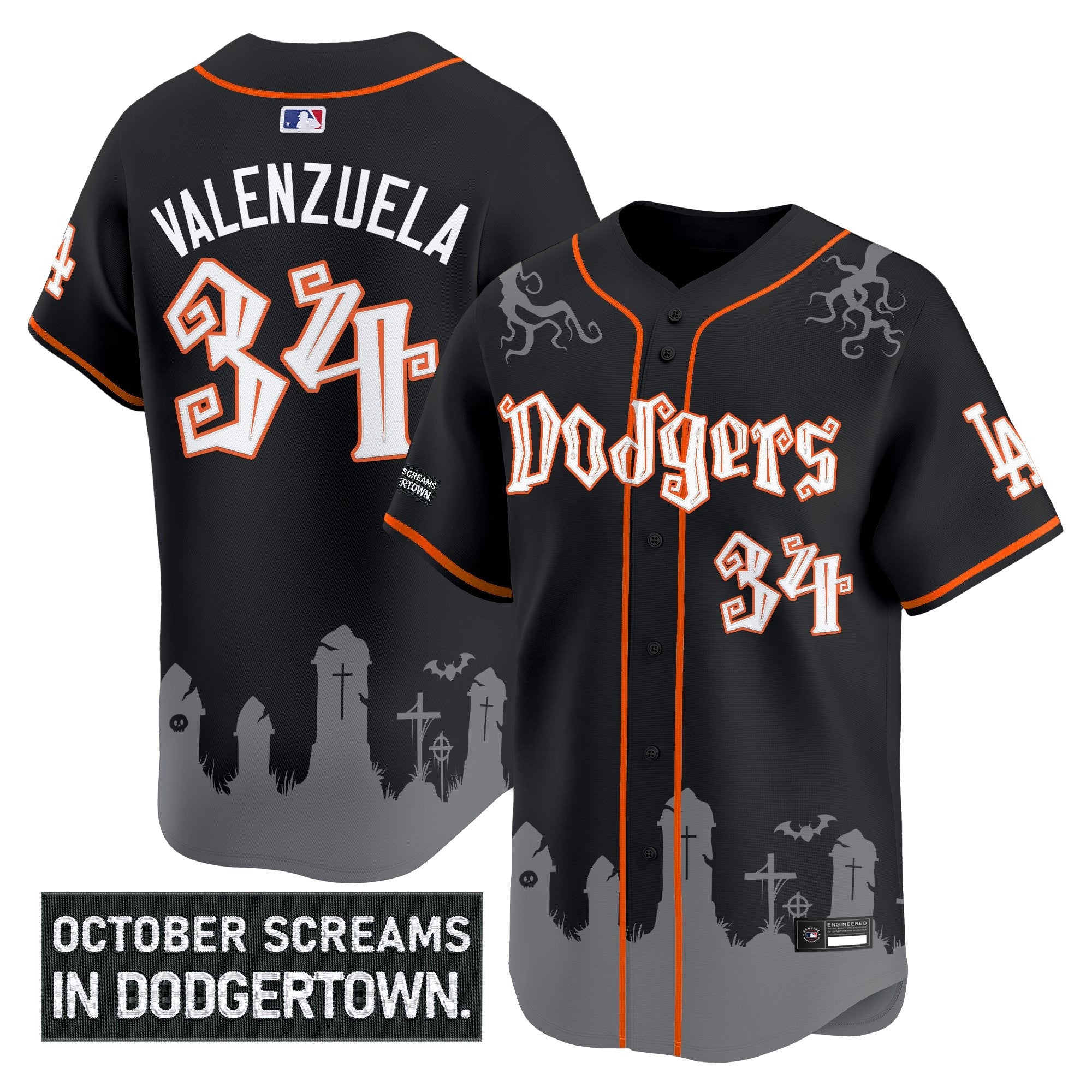 Men’s Los Angeles ‘Halloween Edition’ Premier Limited Jersey – Stitched