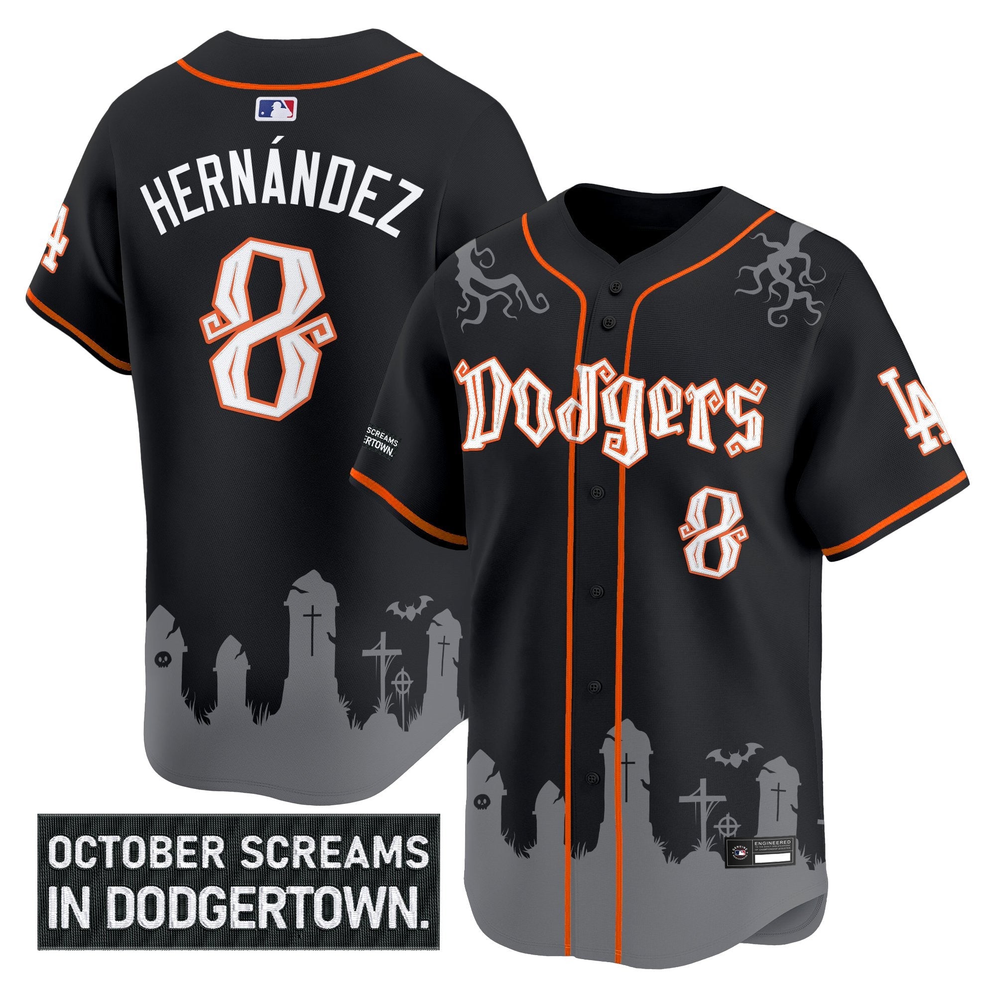 Men’s Los Angeles ‘Halloween Edition’ Premier Limited Jersey – Stitched