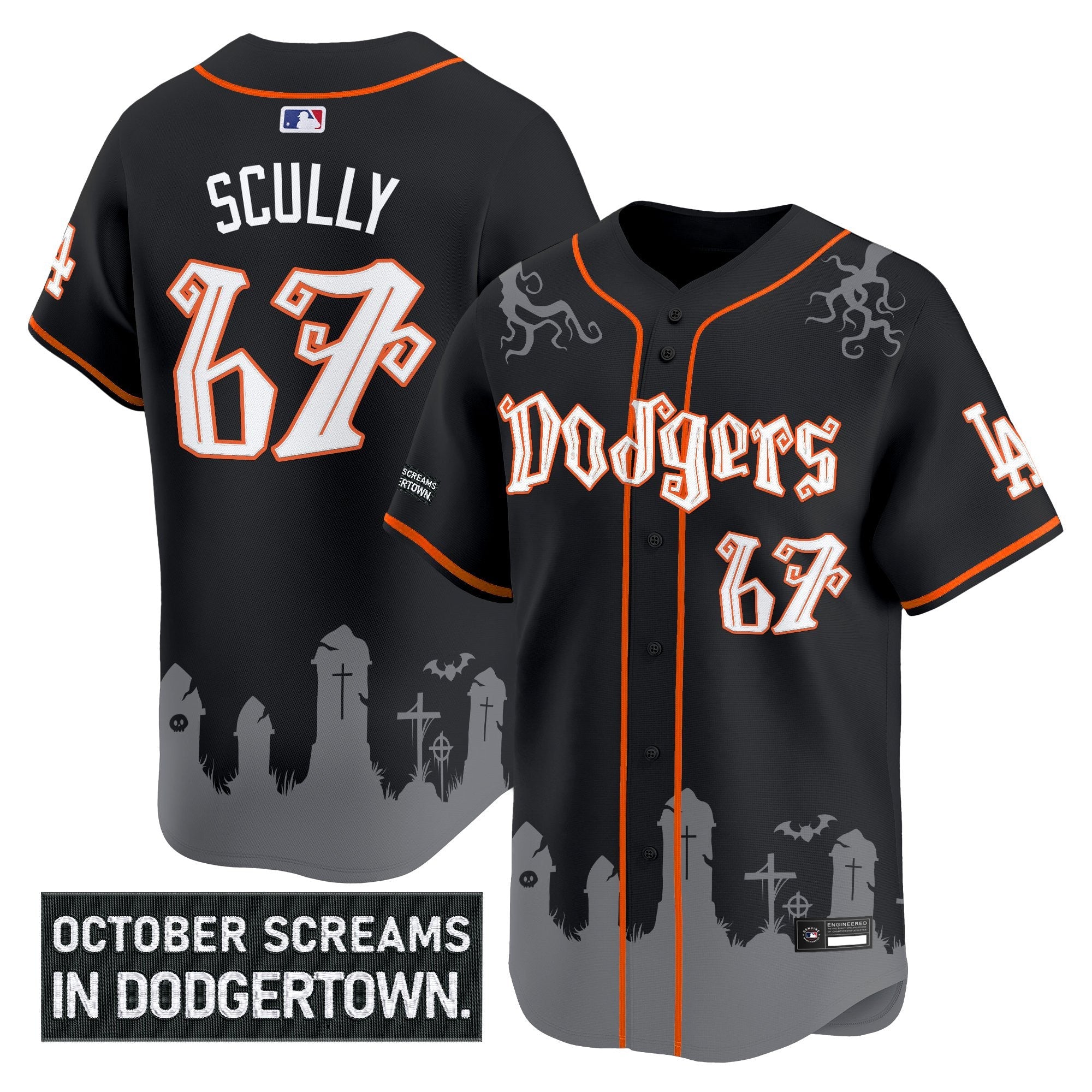 Men’s Los Angeles ‘Halloween Edition’ Premier Limited Jersey – Stitched