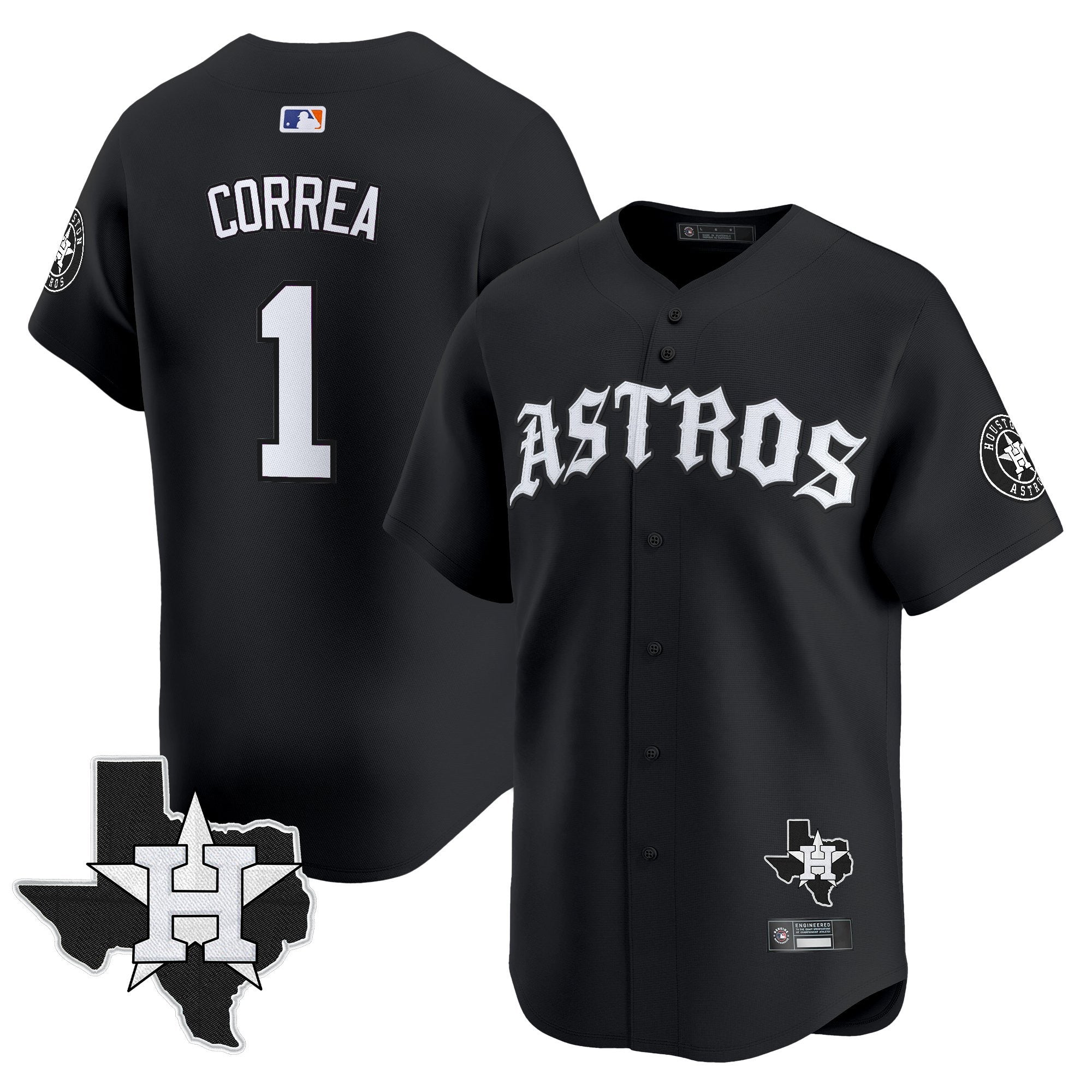 Men’s Houston ‘Old English Edition’ Vapor Premier Limited Jersey