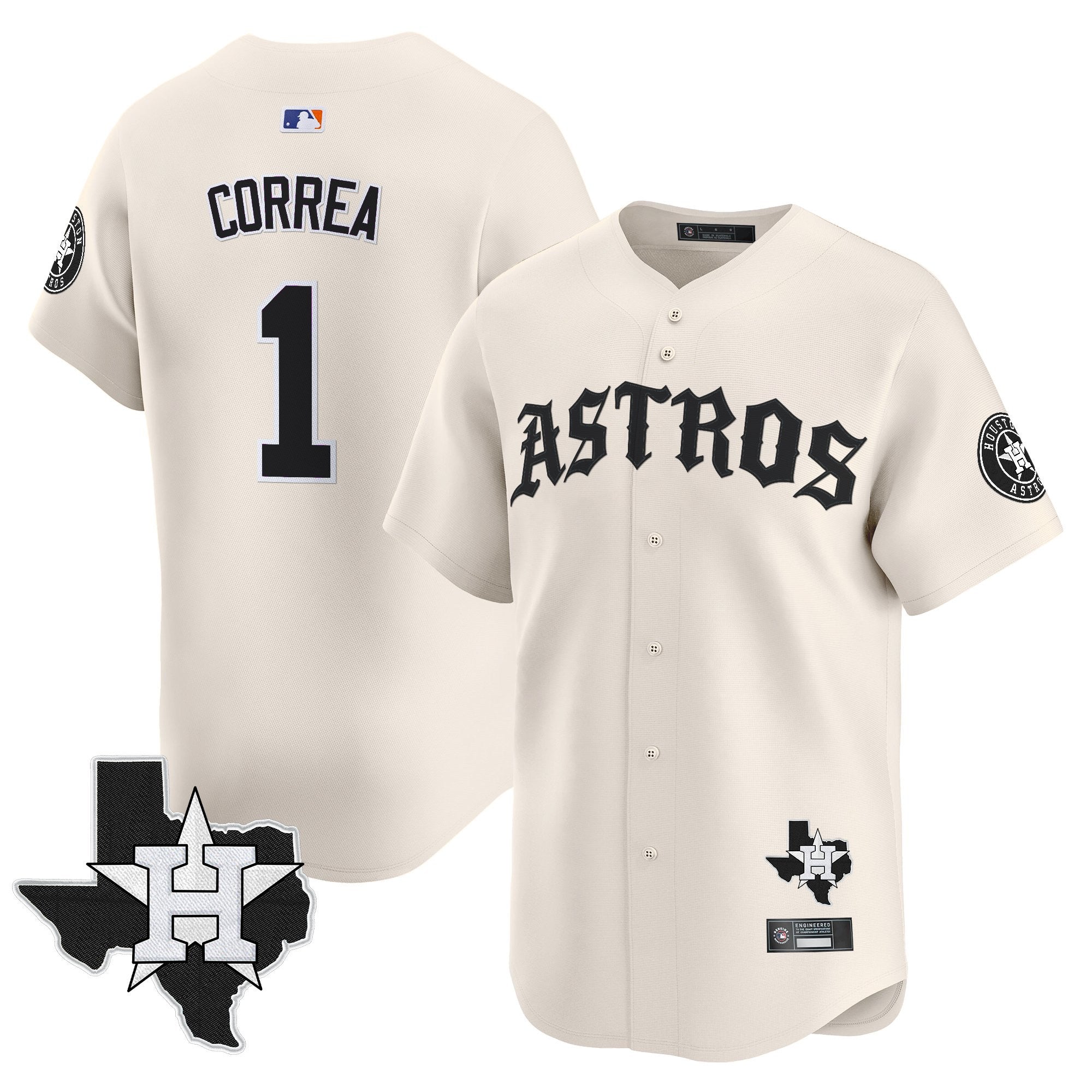 Men’s Houston ‘Old English Edition’ Vapor Premier Limited Jersey