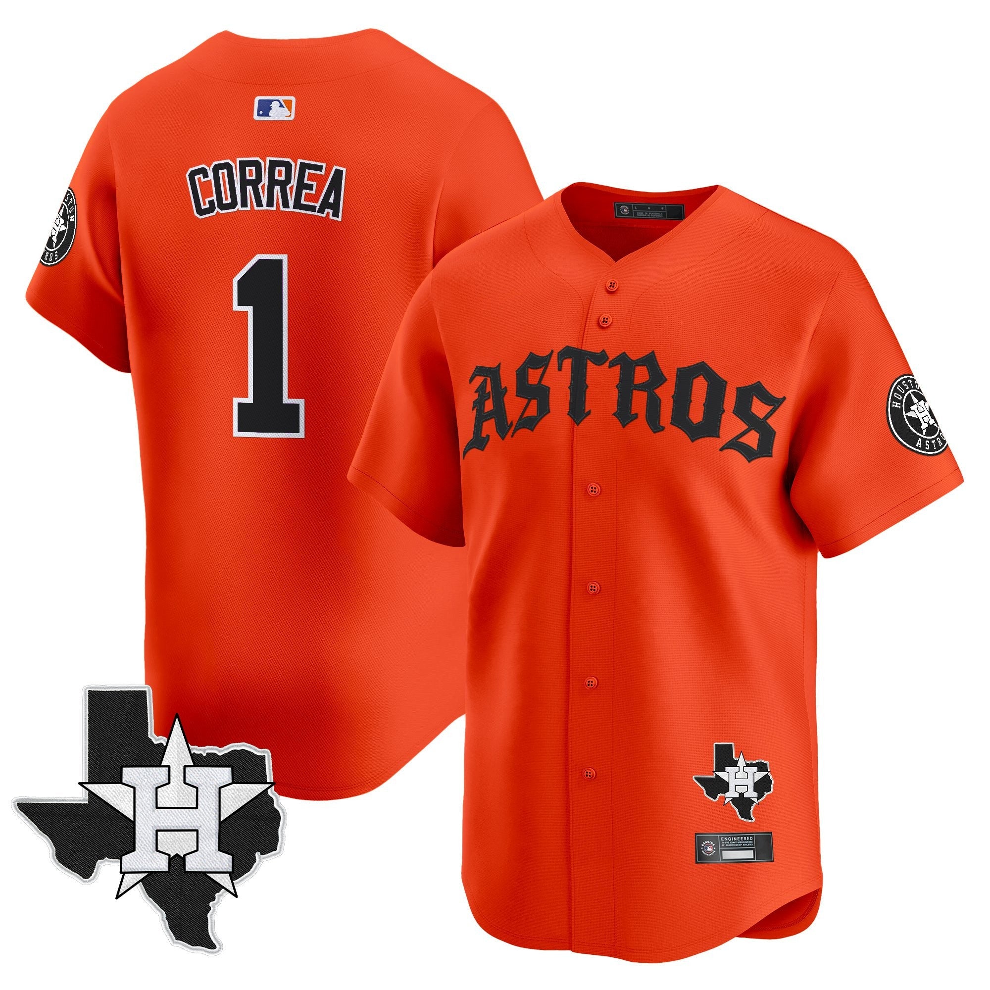Men’s Houston ‘Old English Edition’ Vapor Premier Limited Jersey