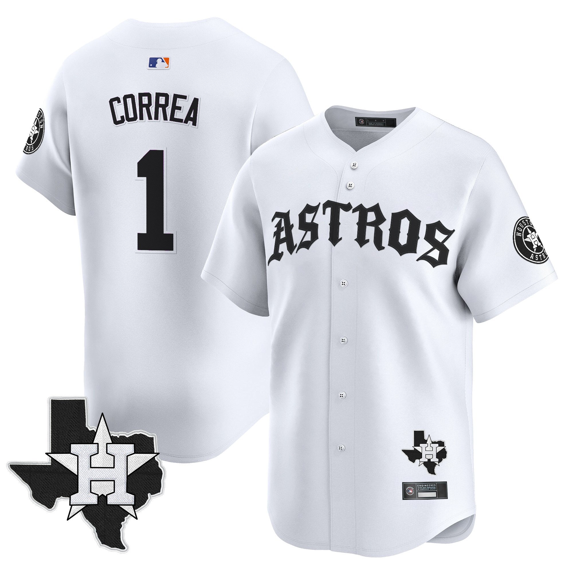 Men’s Houston ‘Old English Edition’ Vapor Premier Limited Jersey