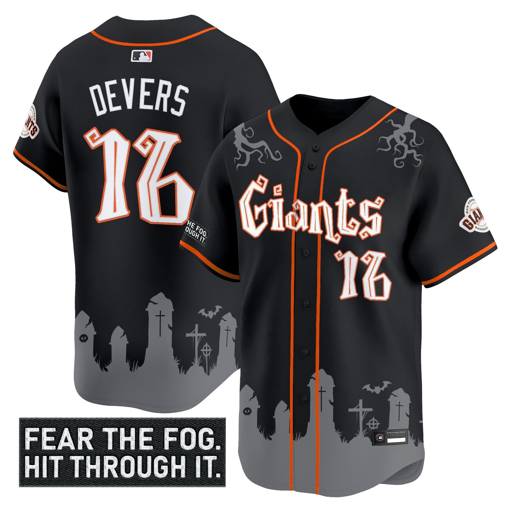 Men’s San Francisco ‘Halloween Fog Edition’ Vapor Premier Limited Jersey