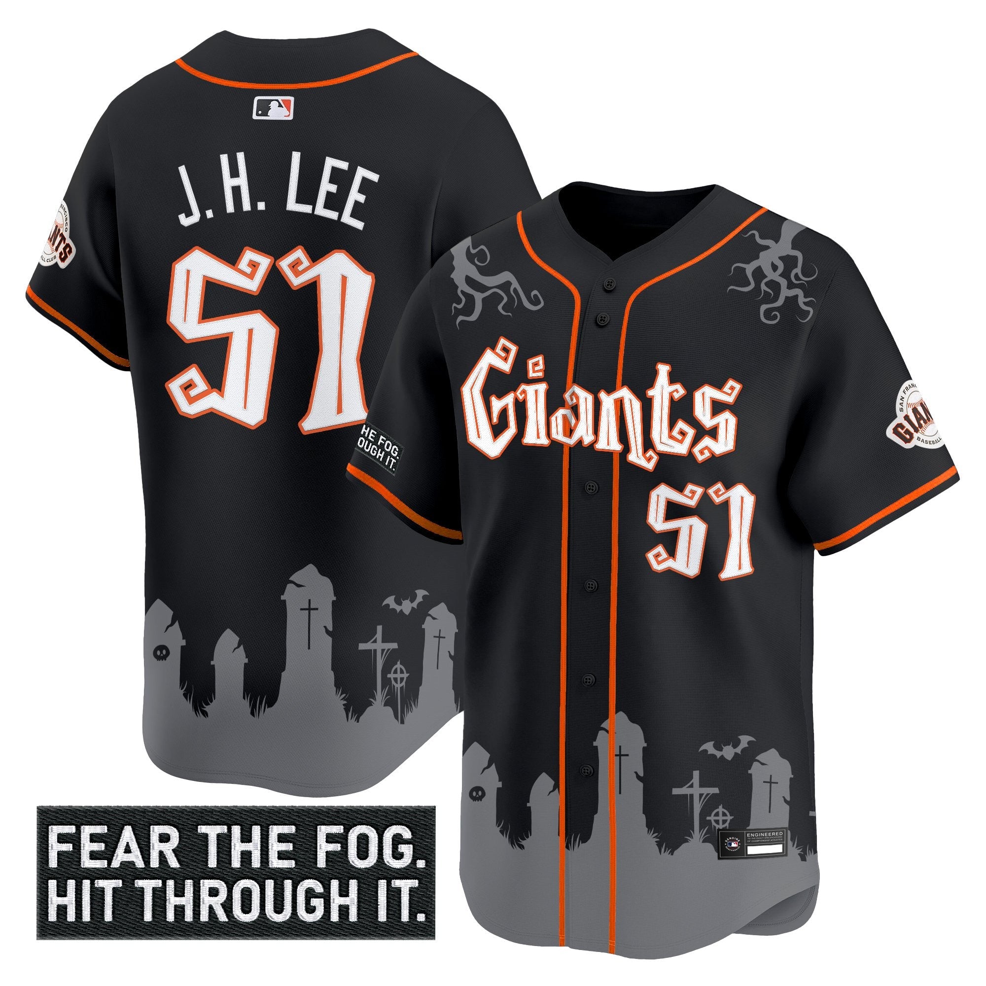 Men’s San Francisco ‘Halloween Fog Edition’ Vapor Premier Limited Jersey