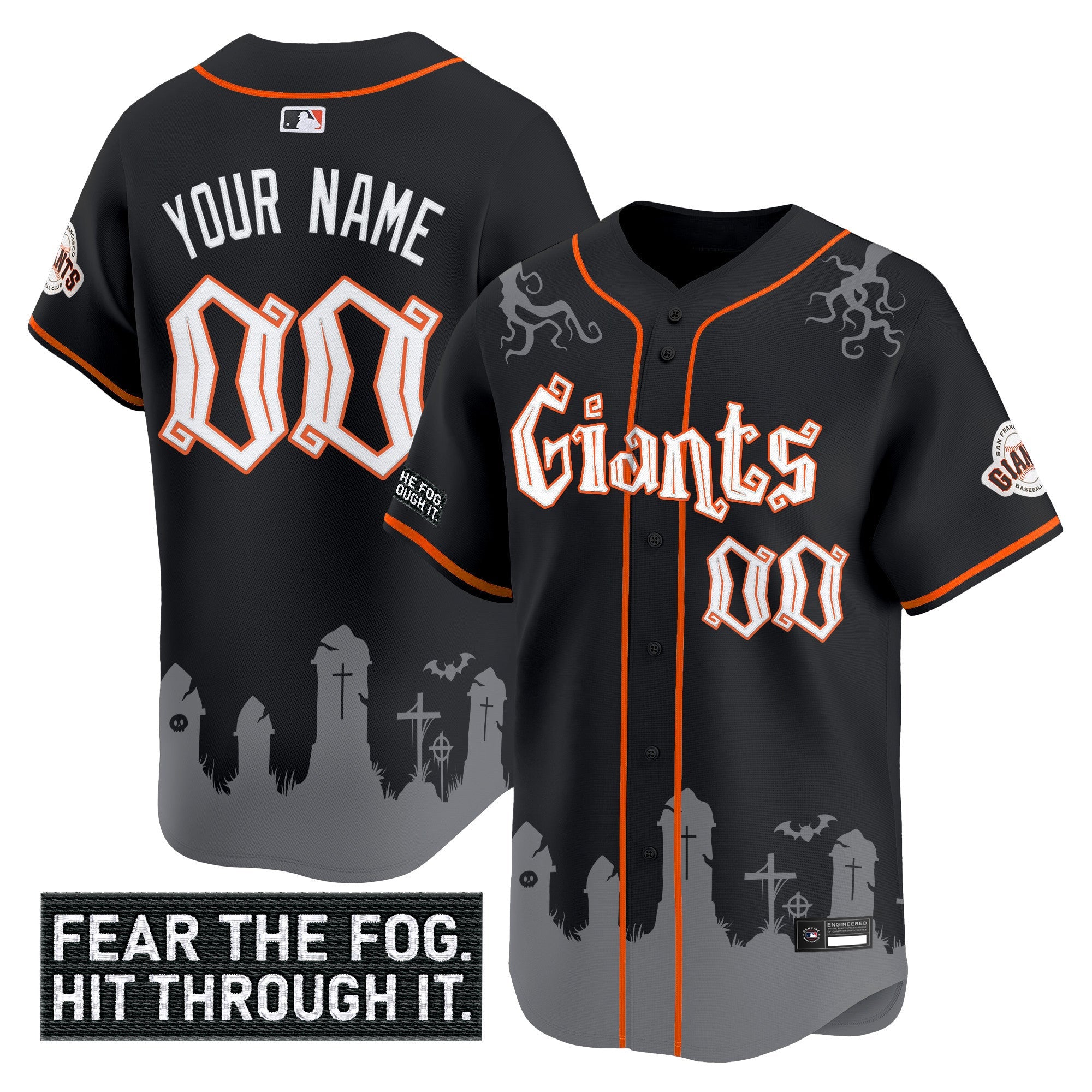 San Francisco ‘Halloween Fog Edition’ Vapor Premier Limited Custom Jersey