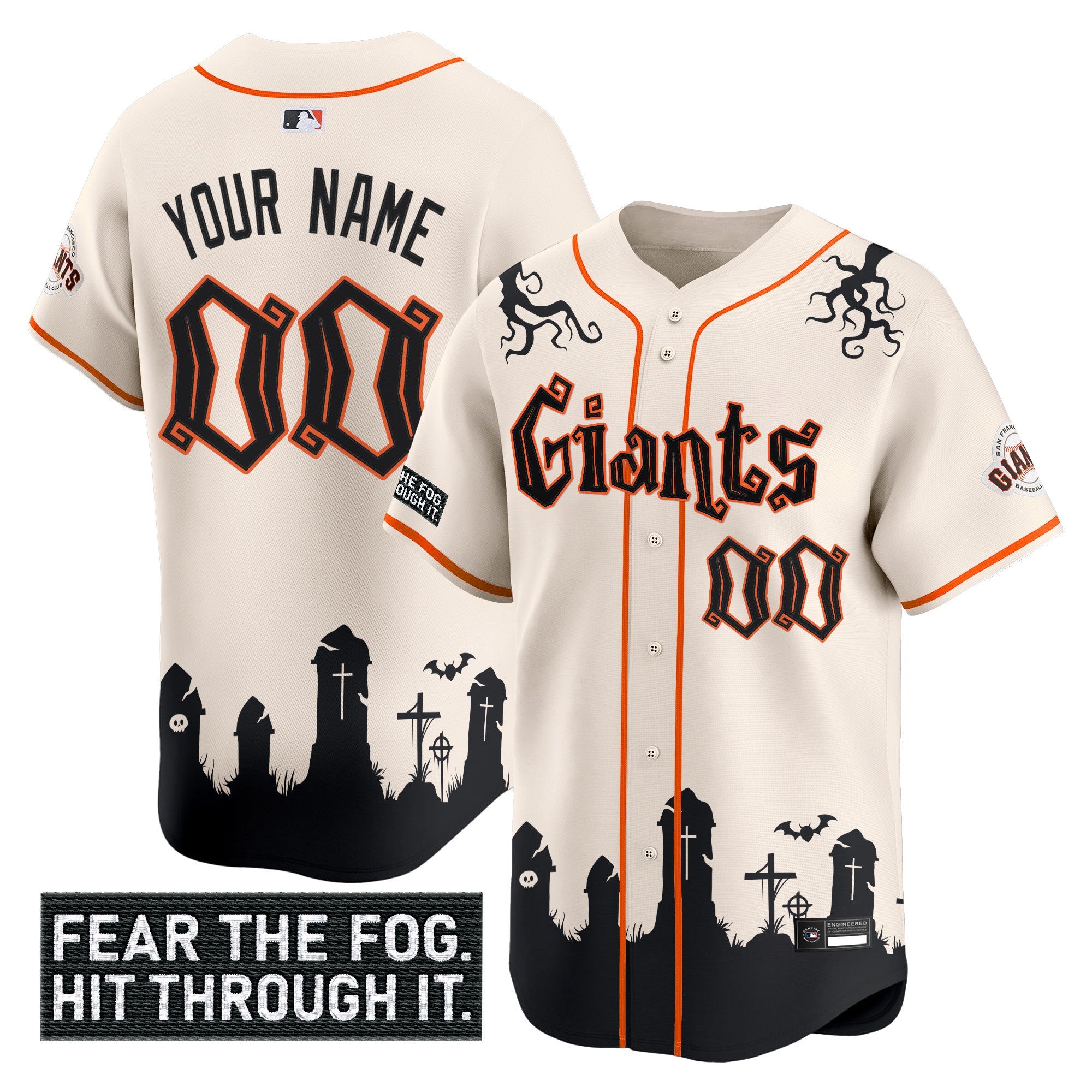 San Francisco ‘Halloween Fog Edition’ Vapor Premier Limited Custom Jersey