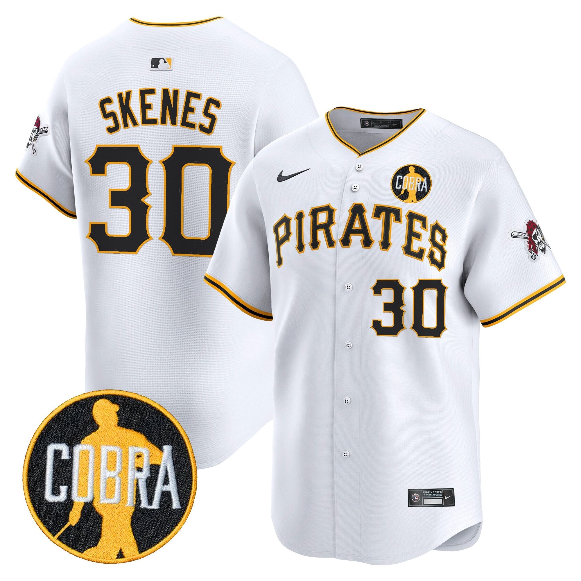 Men’s Pittsburgh ‘Dave Parker Cobra Patch’ Vapor Premier Limited Jersey