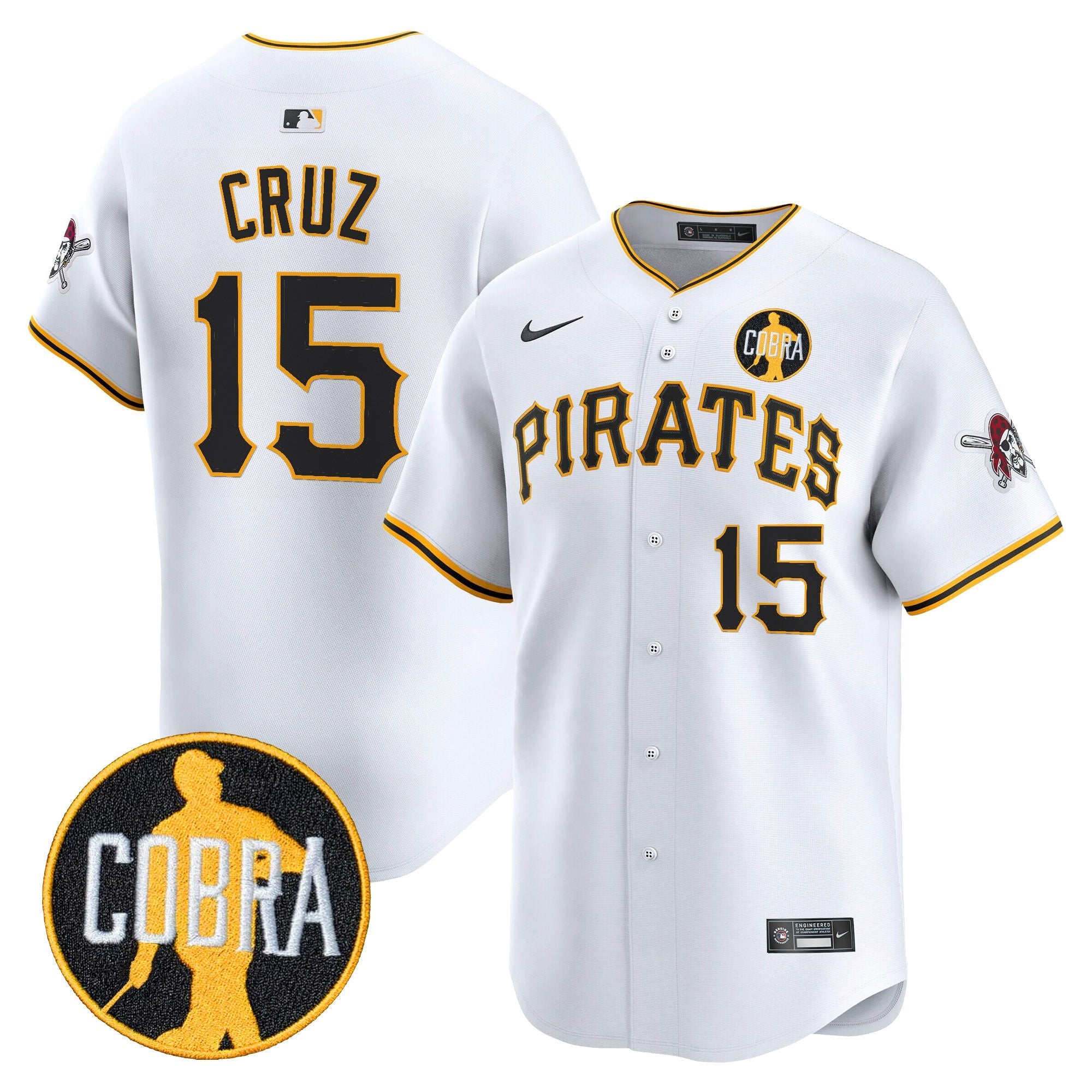 Men’s Pittsburgh ‘Dave Parker Cobra Patch’ Vapor Premier Limited Jersey