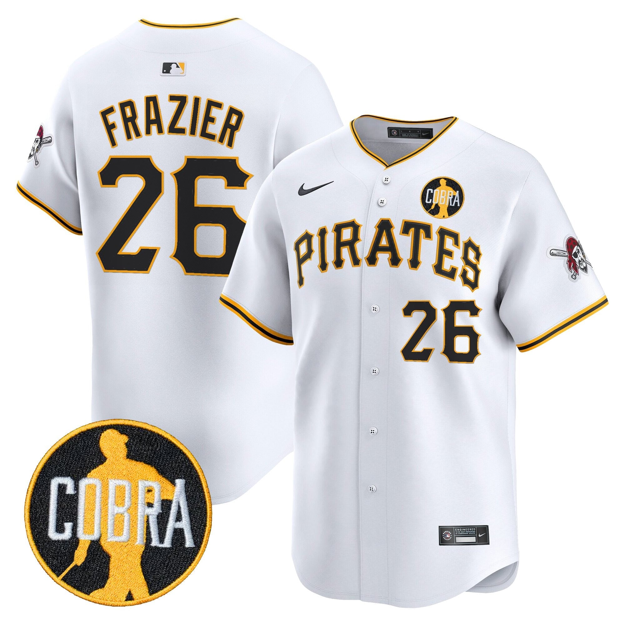 Men’s Pittsburgh ‘Dave Parker Cobra Patch’ Vapor Premier Limited Jersey