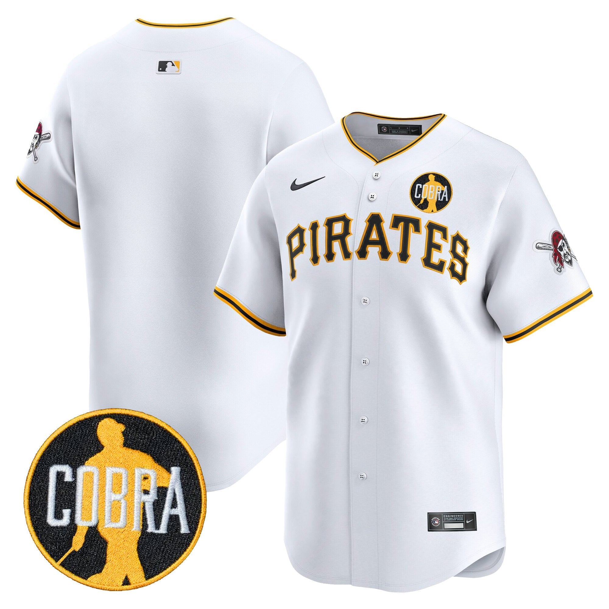 Men’s Pittsburgh ‘Dave Parker Cobra Patch’ Vapor Premier Limited Jersey