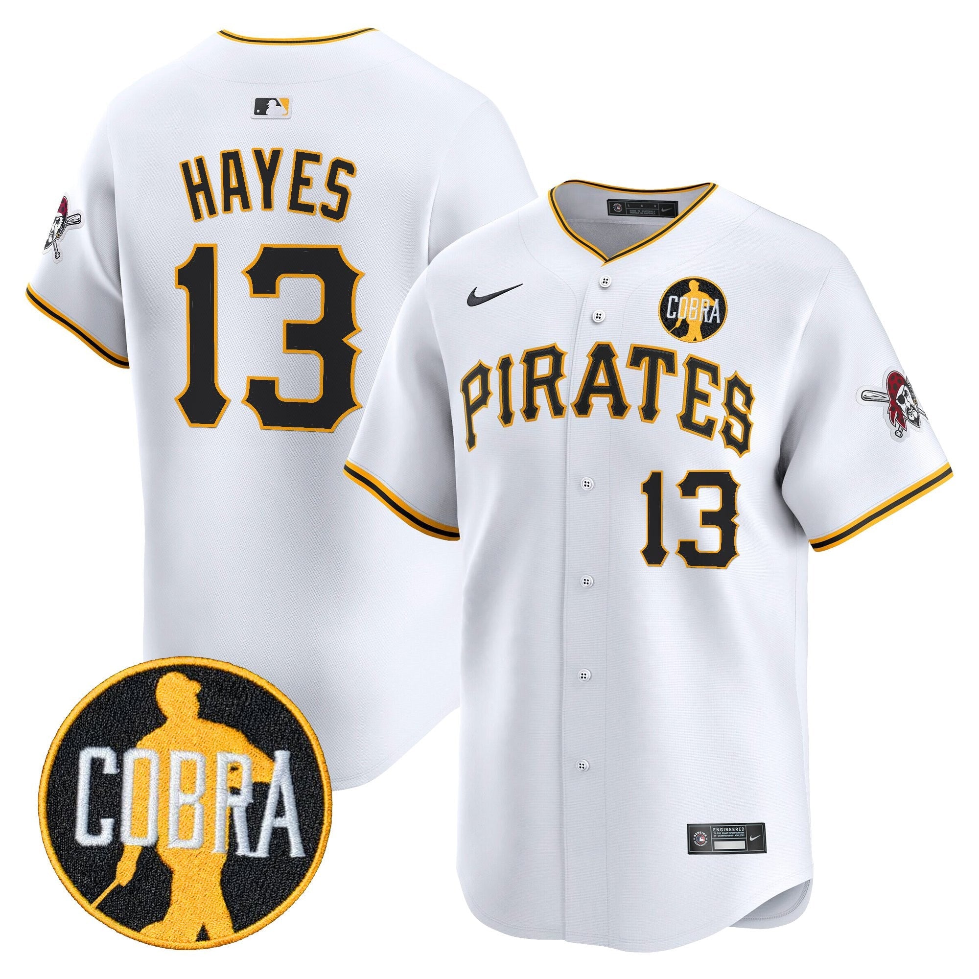 Men’s Pittsburgh ‘Dave Parker Cobra Patch’ Vapor Premier Limited Jersey