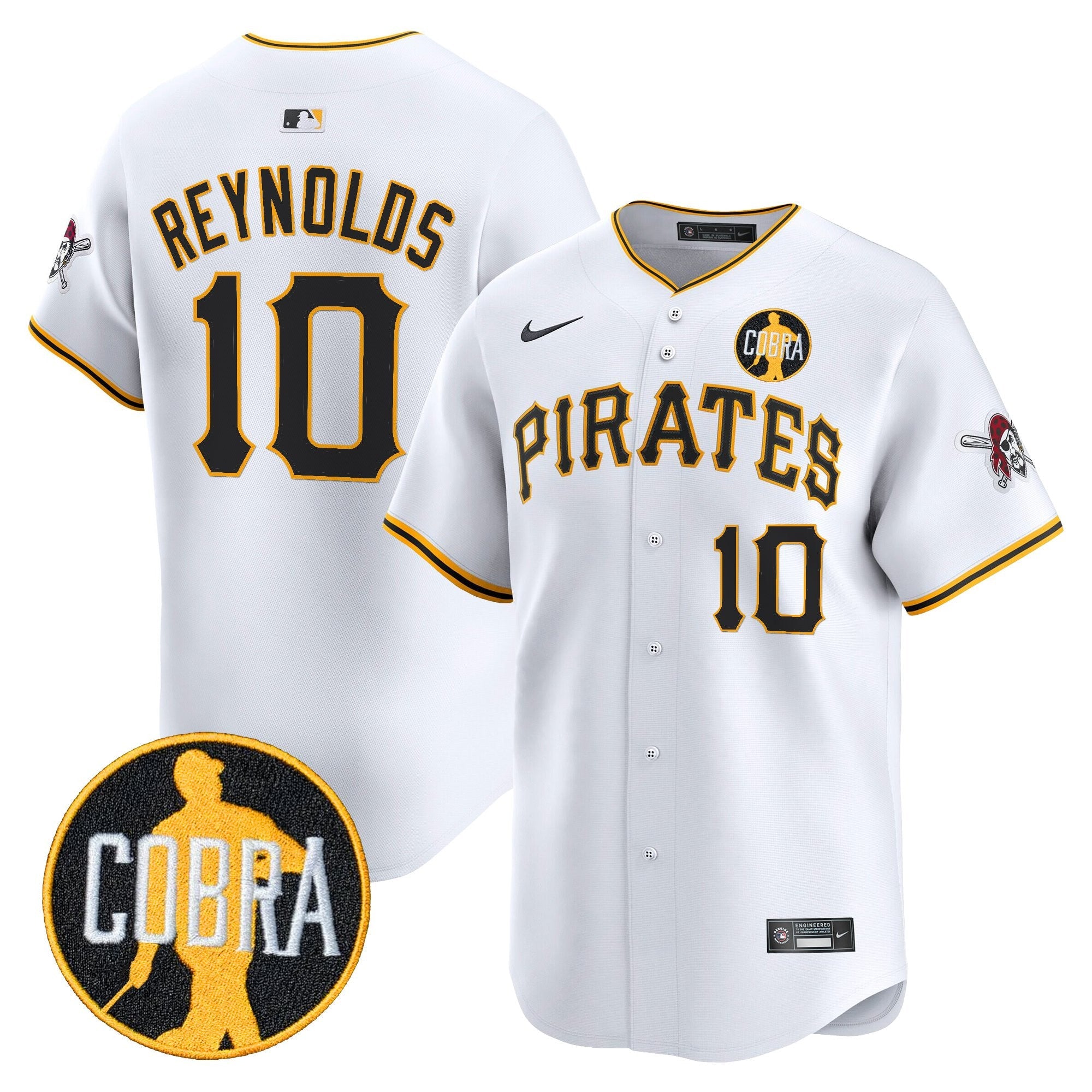 Men’s Pittsburgh ‘Dave Parker Cobra Patch’ Vapor Premier Limited Jersey