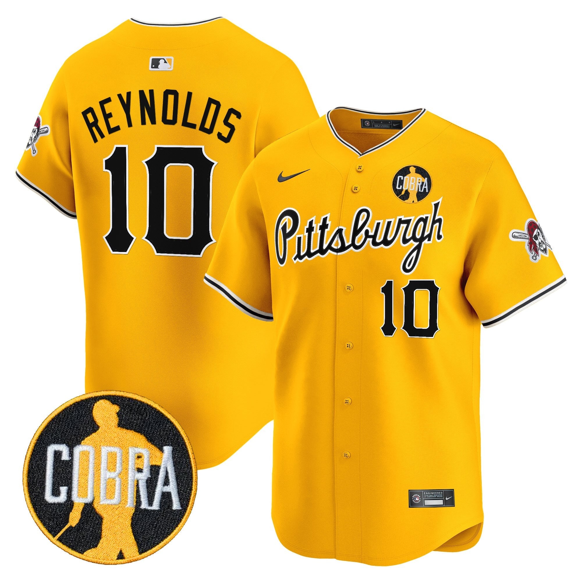 Men’s Pittsburgh ‘Dave Parker Cobra Patch’ Vapor Premier Limited Jersey