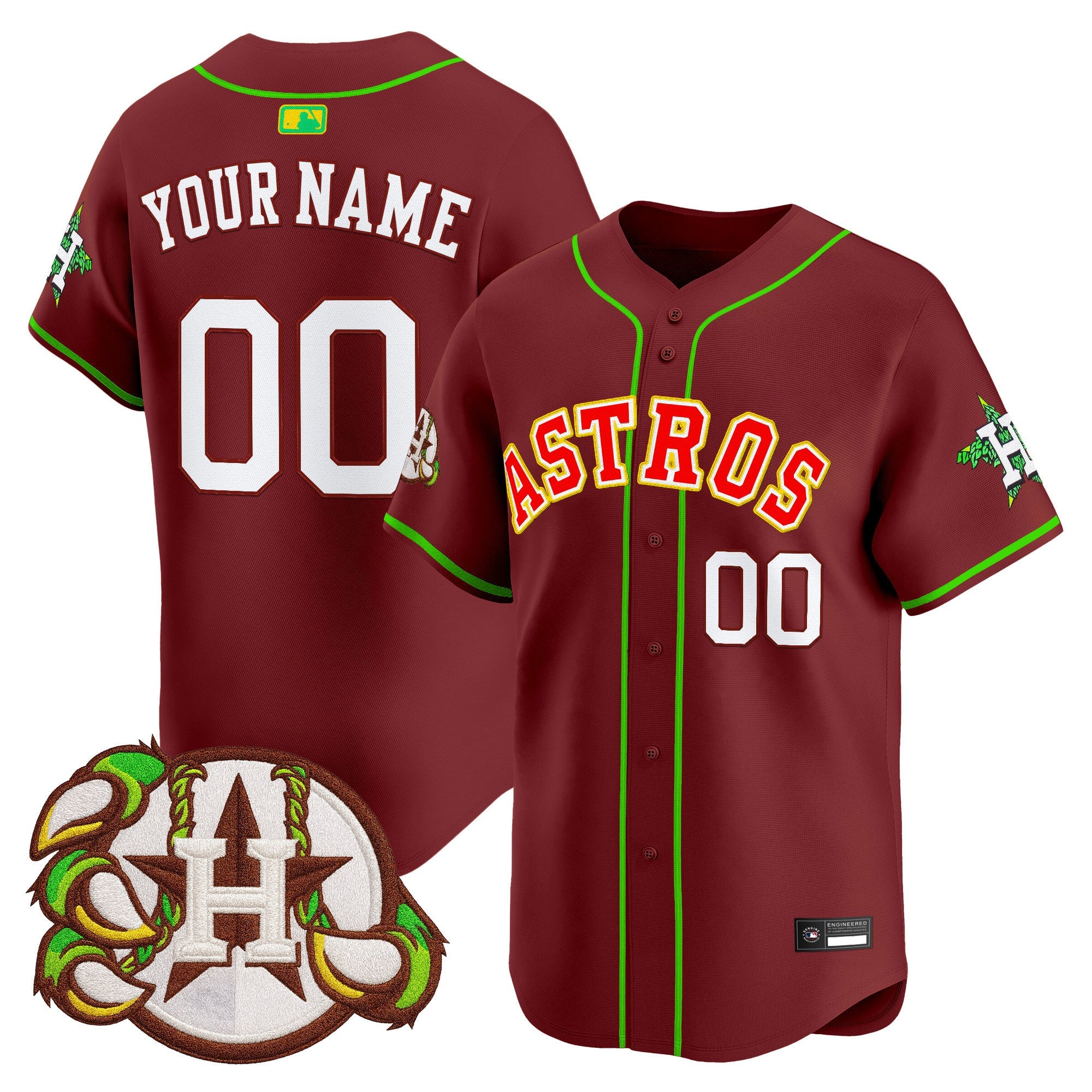 Houston x Hopadillo Karbach Brewing Co. Vapor Premier Limited Custom Jersey