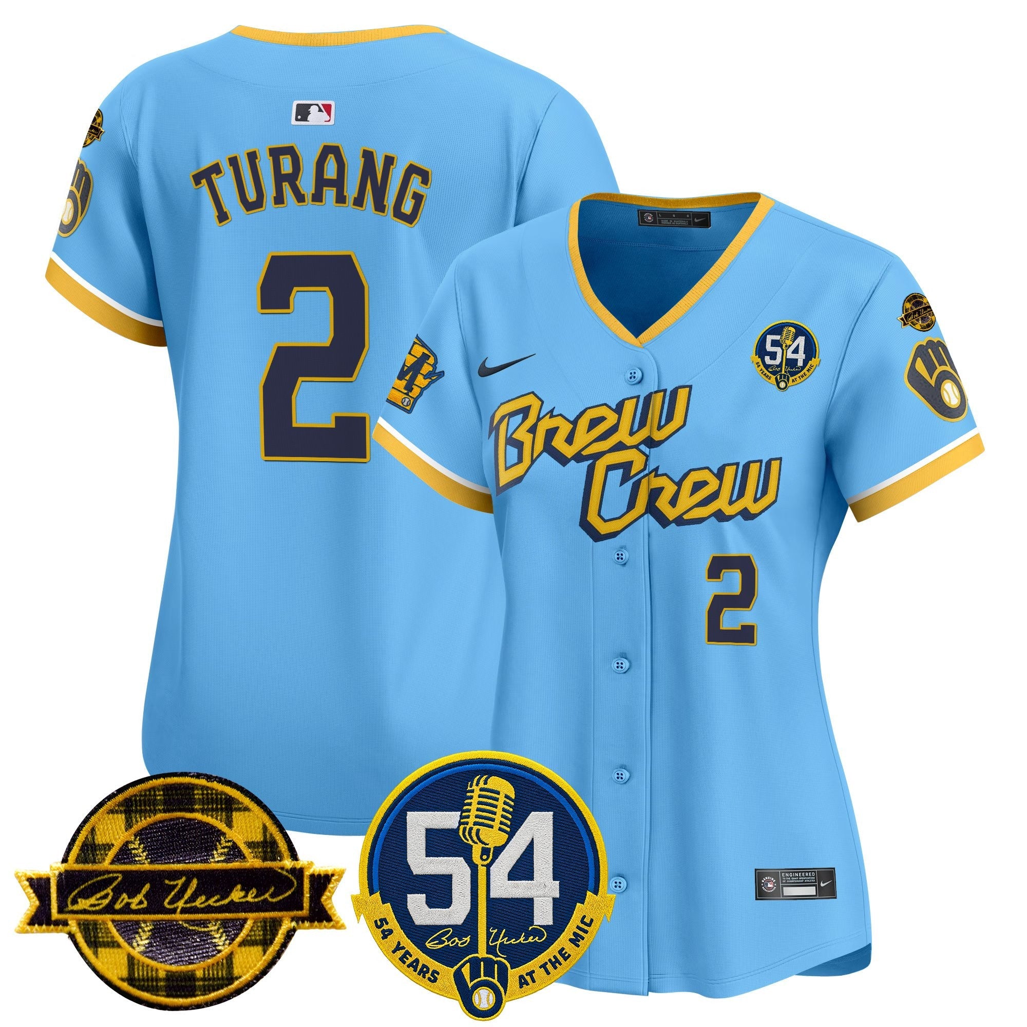 Women’s Milwaukee ‘Bob Uecker – 54 Seasons for ’ Vapor Premier Limited Jersey